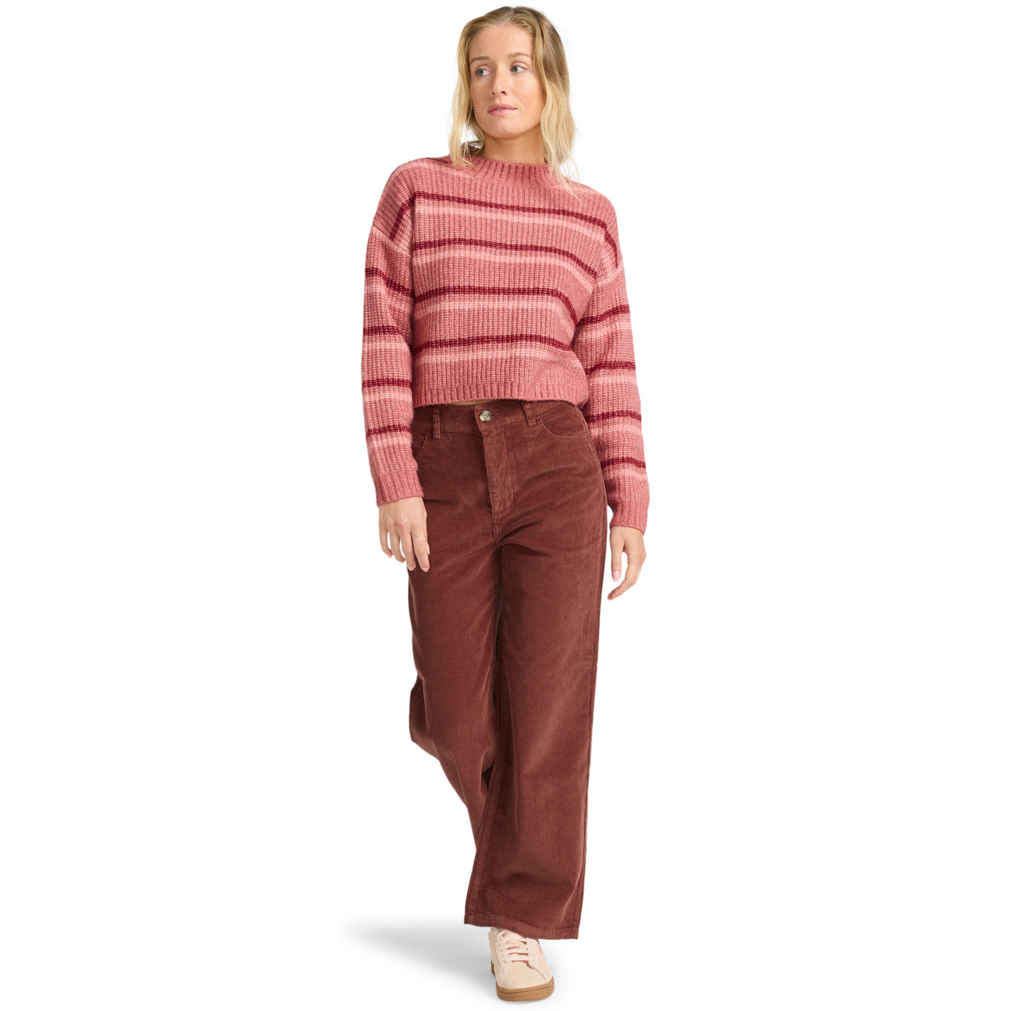Pantalón de mujer Be Free Cord Billabong - Marrón Marrón-2