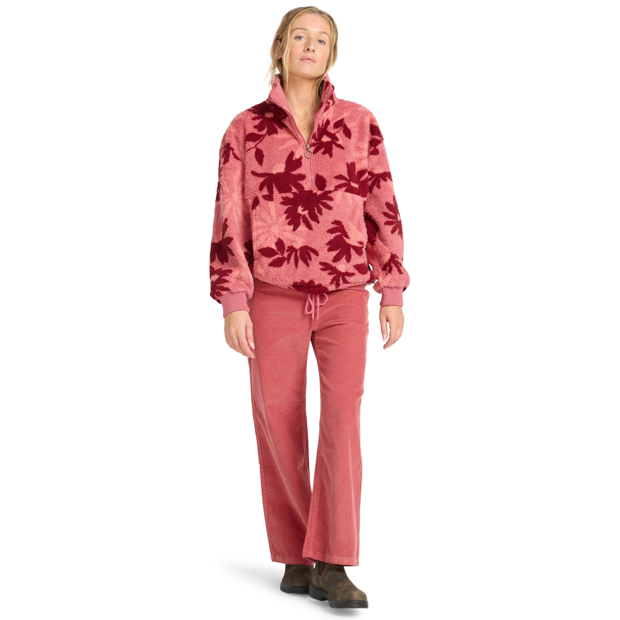Imagen 2 de Sudadera de mujer Time Off Billabong - Cereza / Rosa Cereza / Rosa