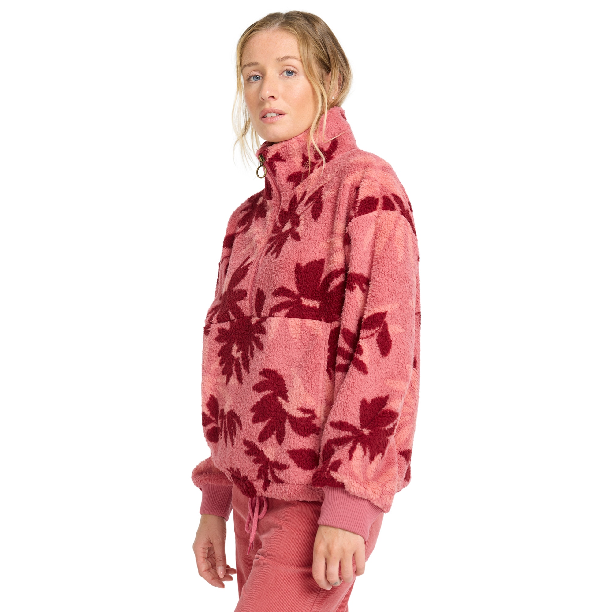 Imagen 4 de Sudadera de mujer Time Off Billabong - Cereza / Rosa Cereza / Rosa