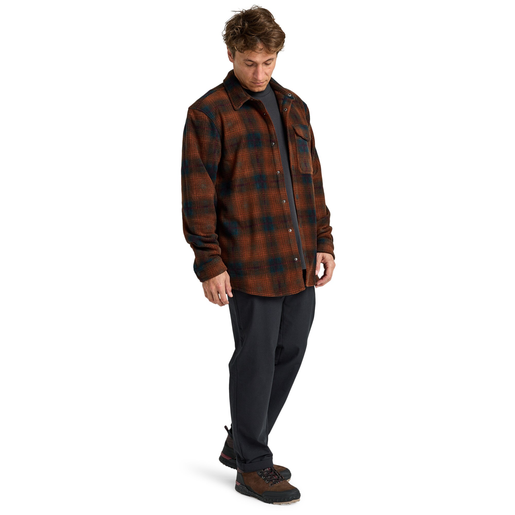 Camisa de hombre Furnace Flannel Billabong - Marrón Marrón-4