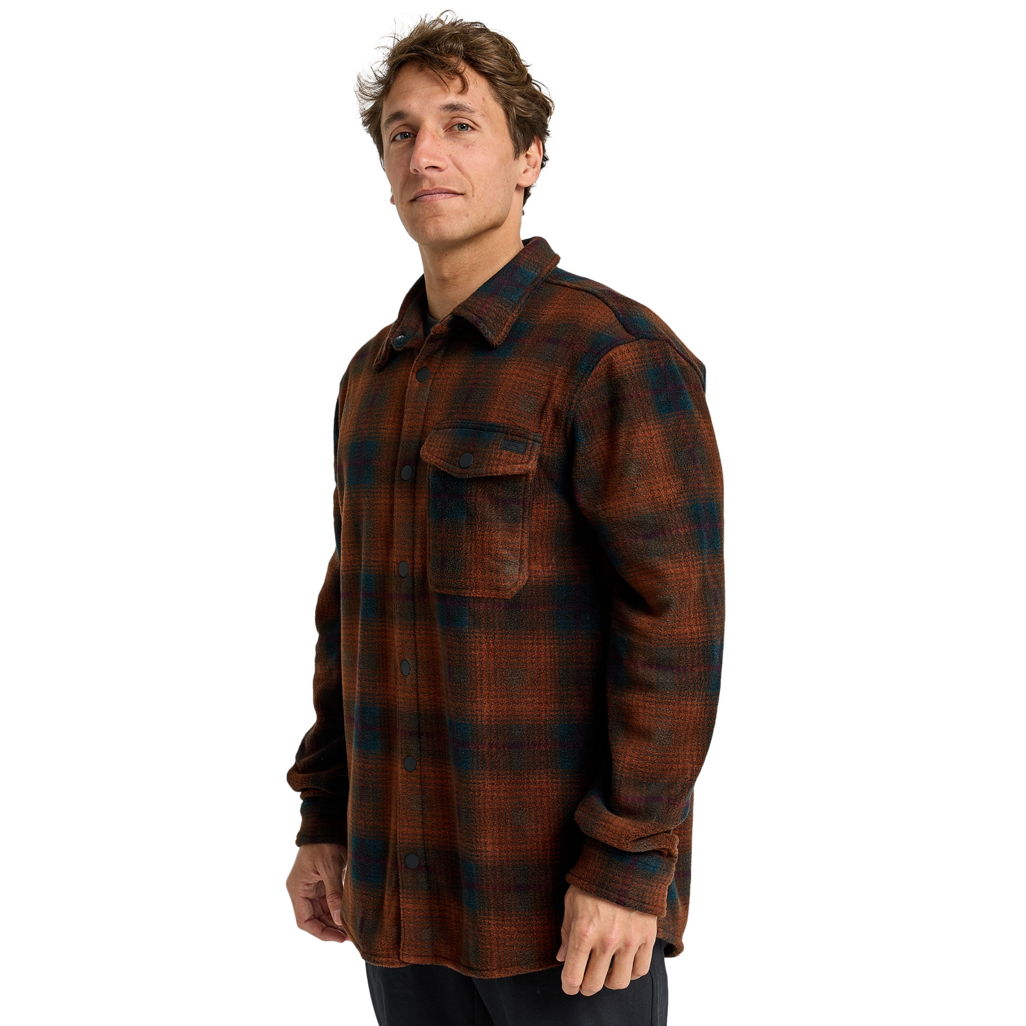 Camisa de hombre Furnace Flannel Billabong - Marrón Marrón-5