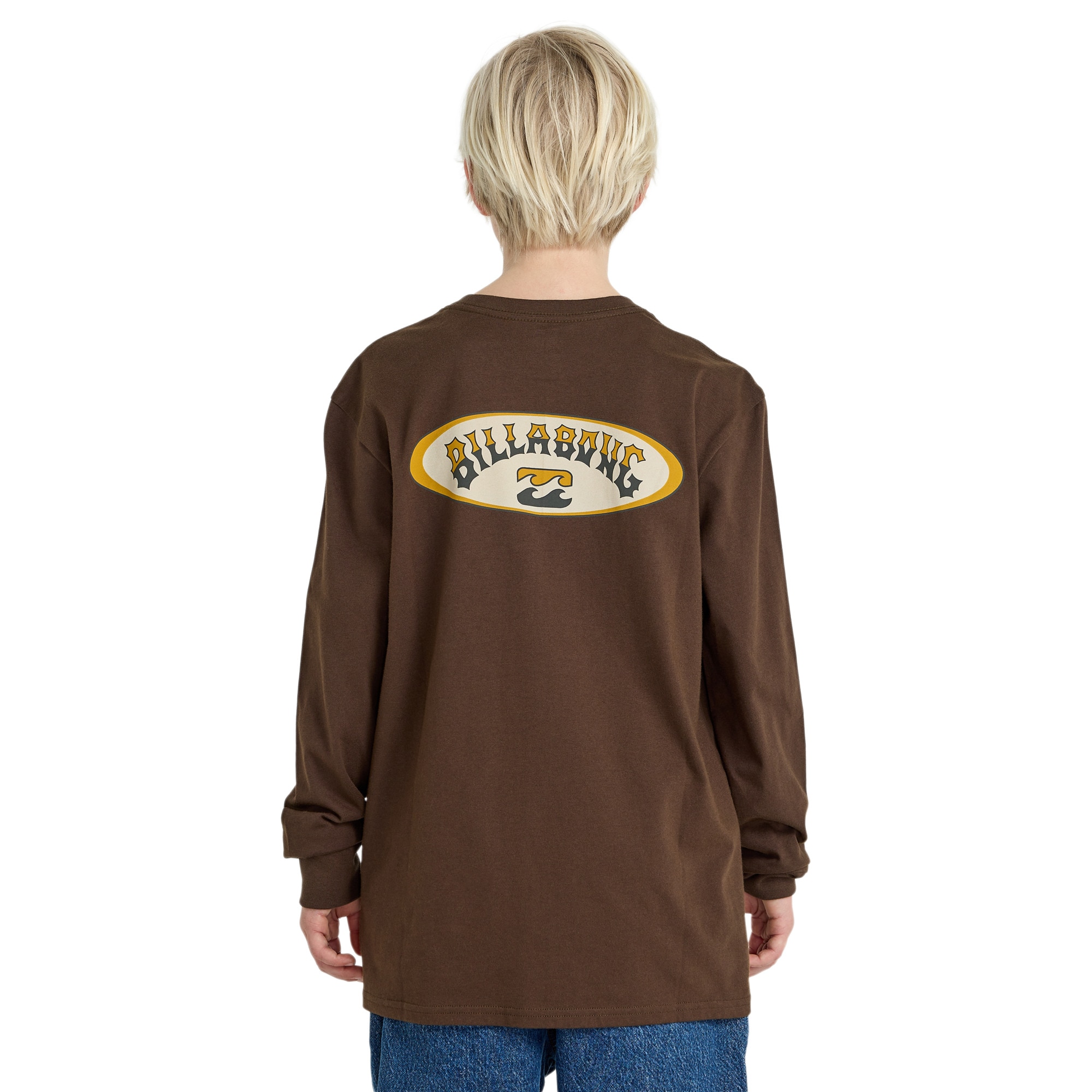 Billabong Camiseta de niños Orbit Arch Marrón