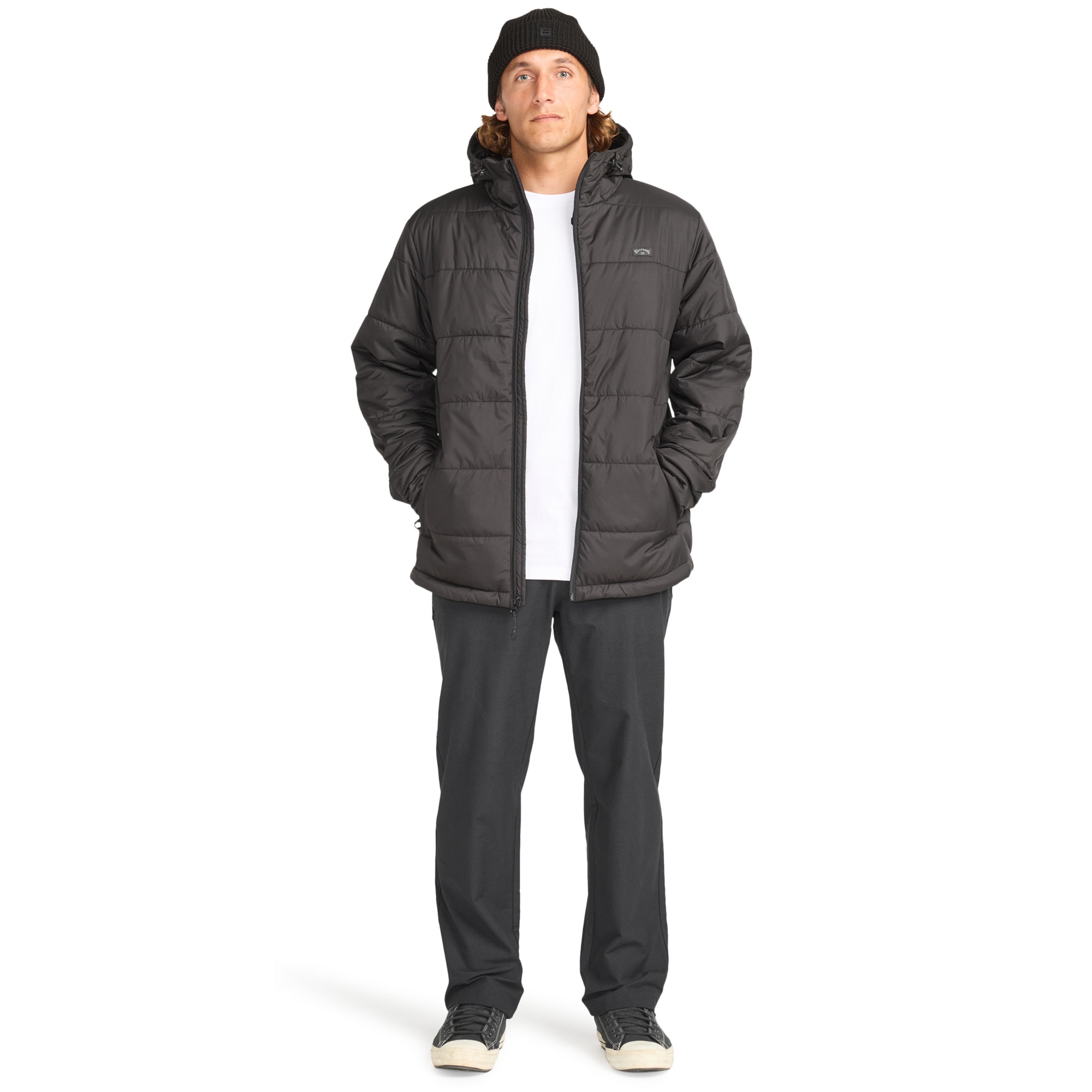 Chaqueta de hombre Journey Hooded Billabong - Negro Negro-2