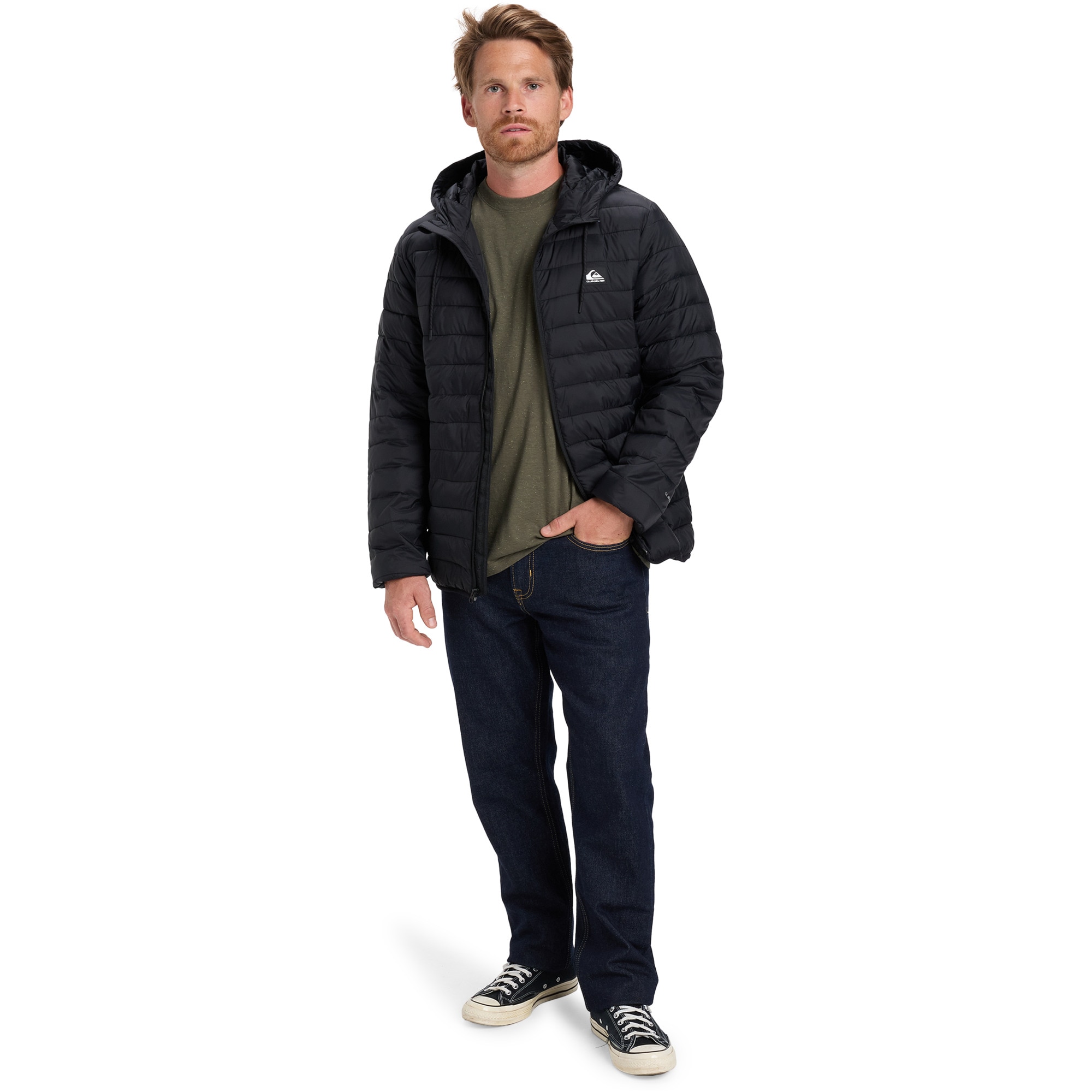 Imagen 5 de Chaqueta de hombre Scaly Hood Quiksilver - Negro Negro