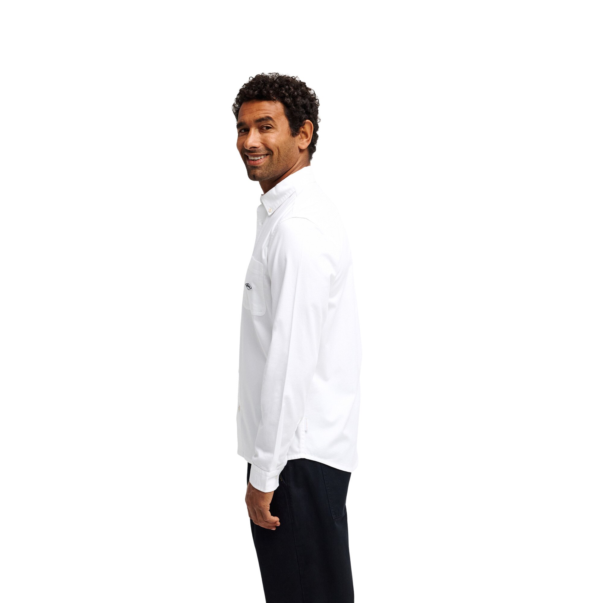 Camisa de hombre Diamond Quiksilver - Blanco Blanco-3