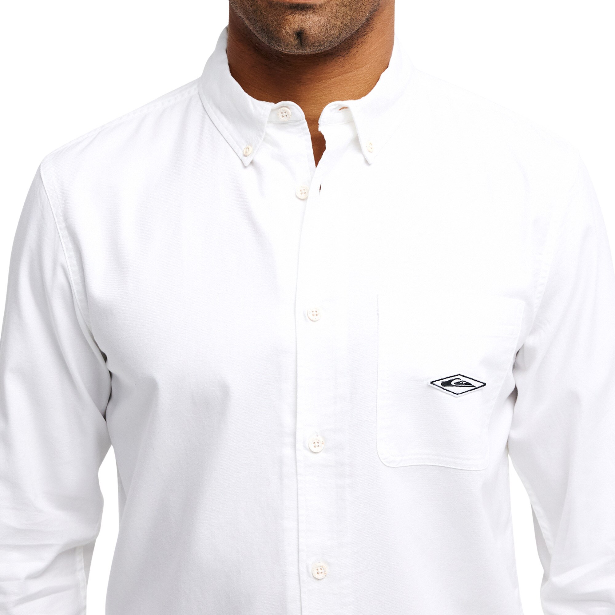 Camisa de hombre Diamond Quiksilver - Blanco Blanco-4