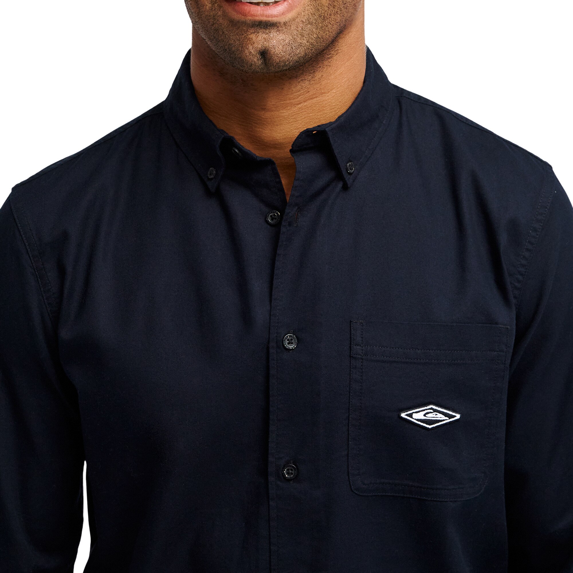 Camisa de hombre Diamond Quiksilver - Negro Negro-4