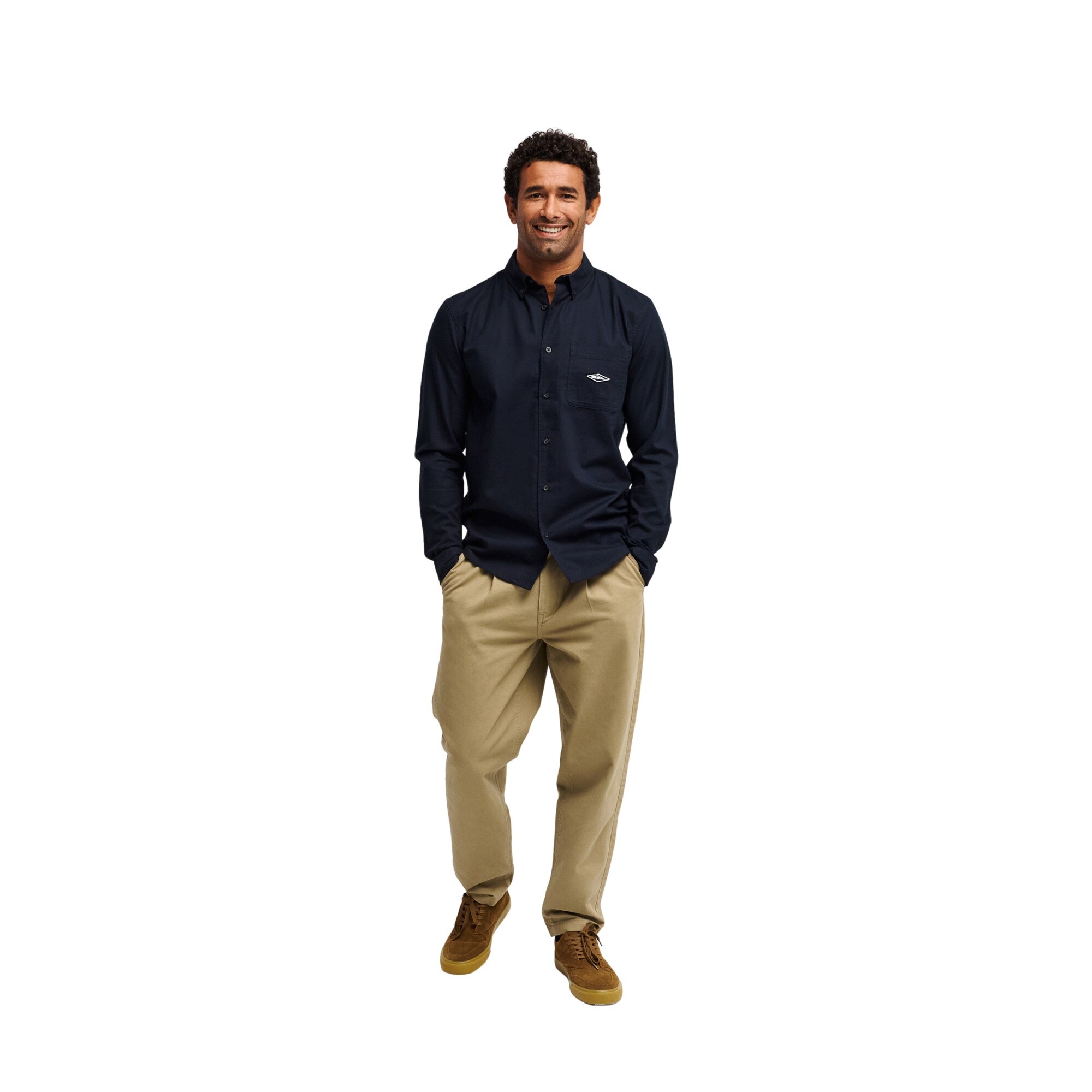 Camisa de hombre Diamond Quiksilver - Negro Negro-5