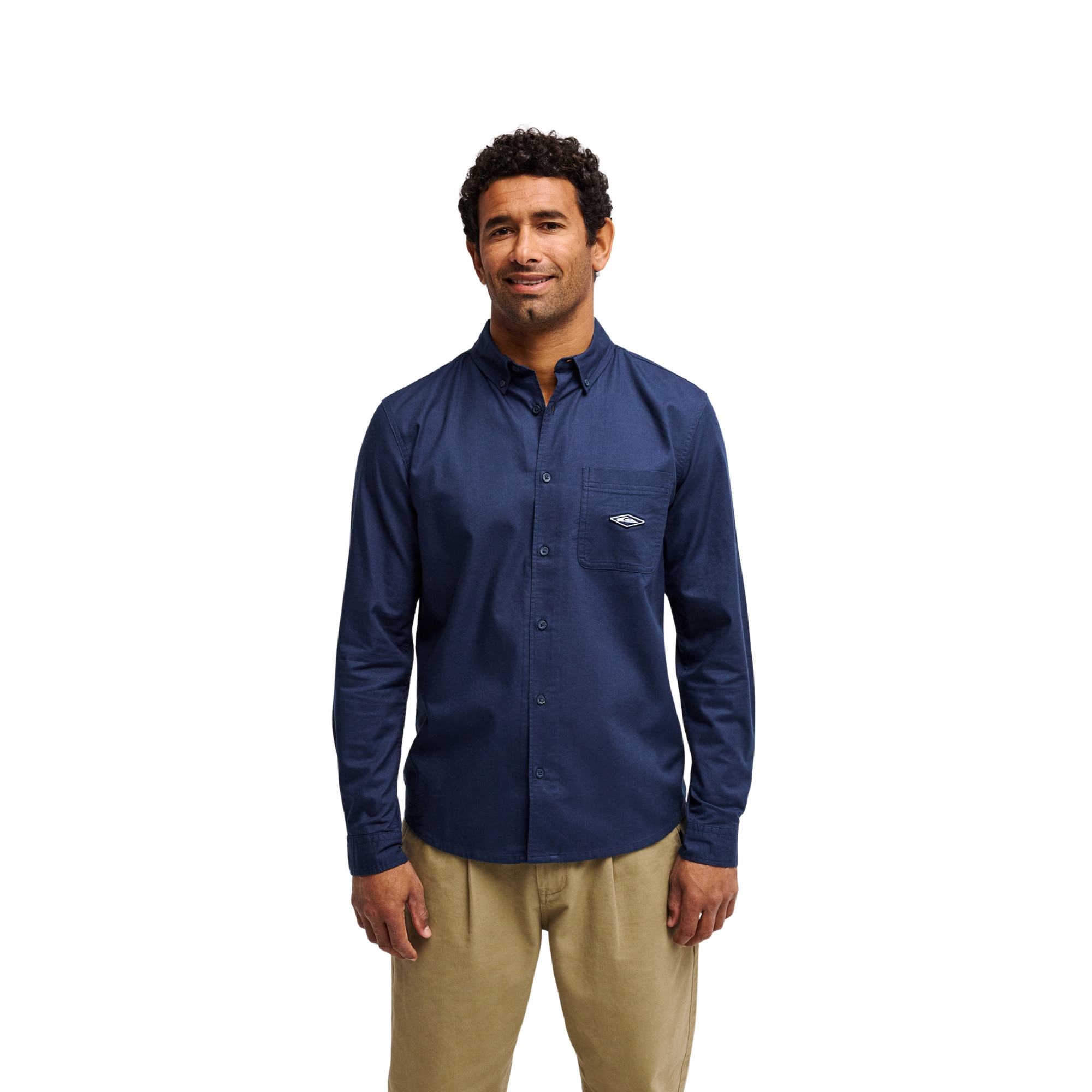 Camisa de hombre Diamond Quiksilver - Azul marino Azul marino-1