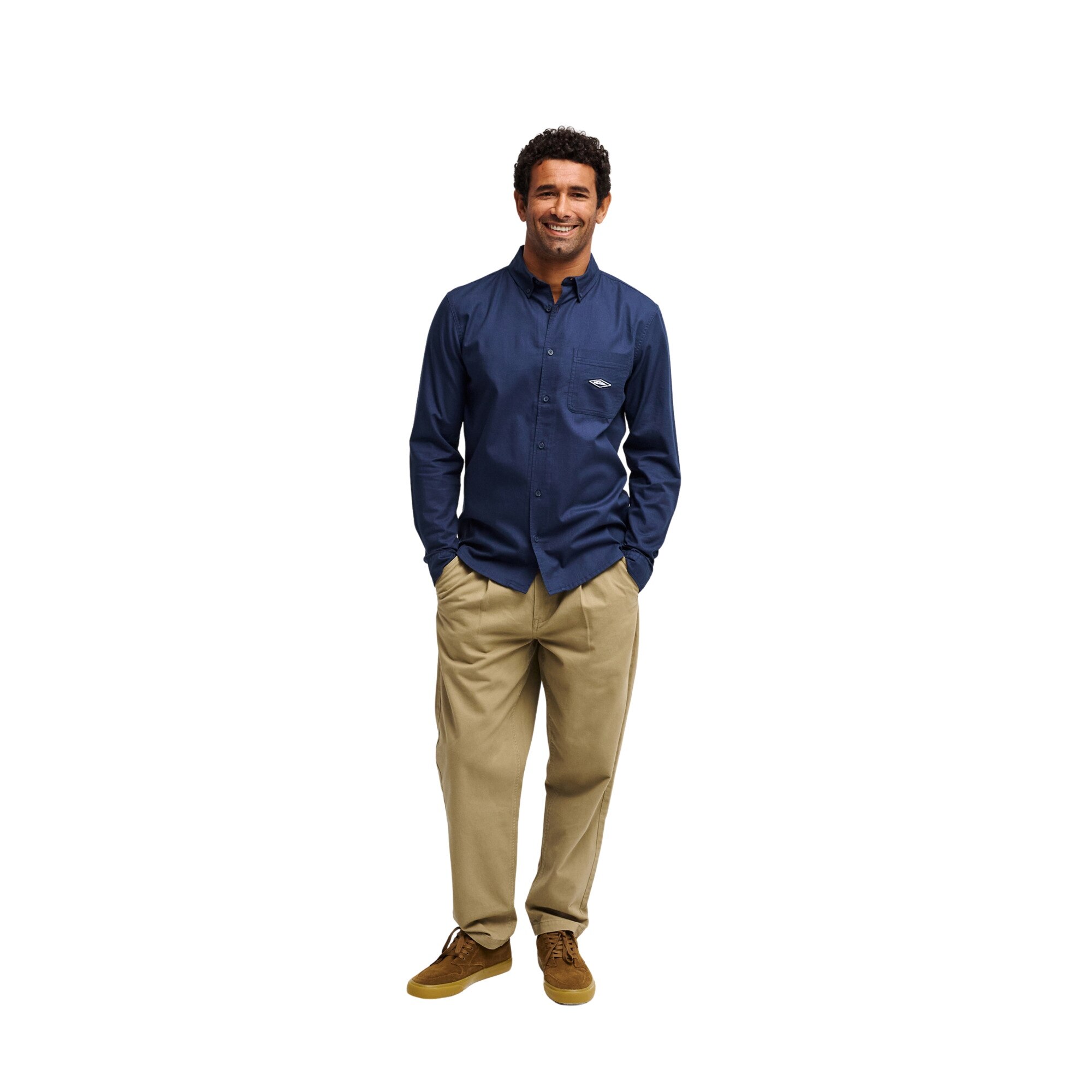 Camisa de hombre Diamond Quiksilver - Azul marino Azul marino-5