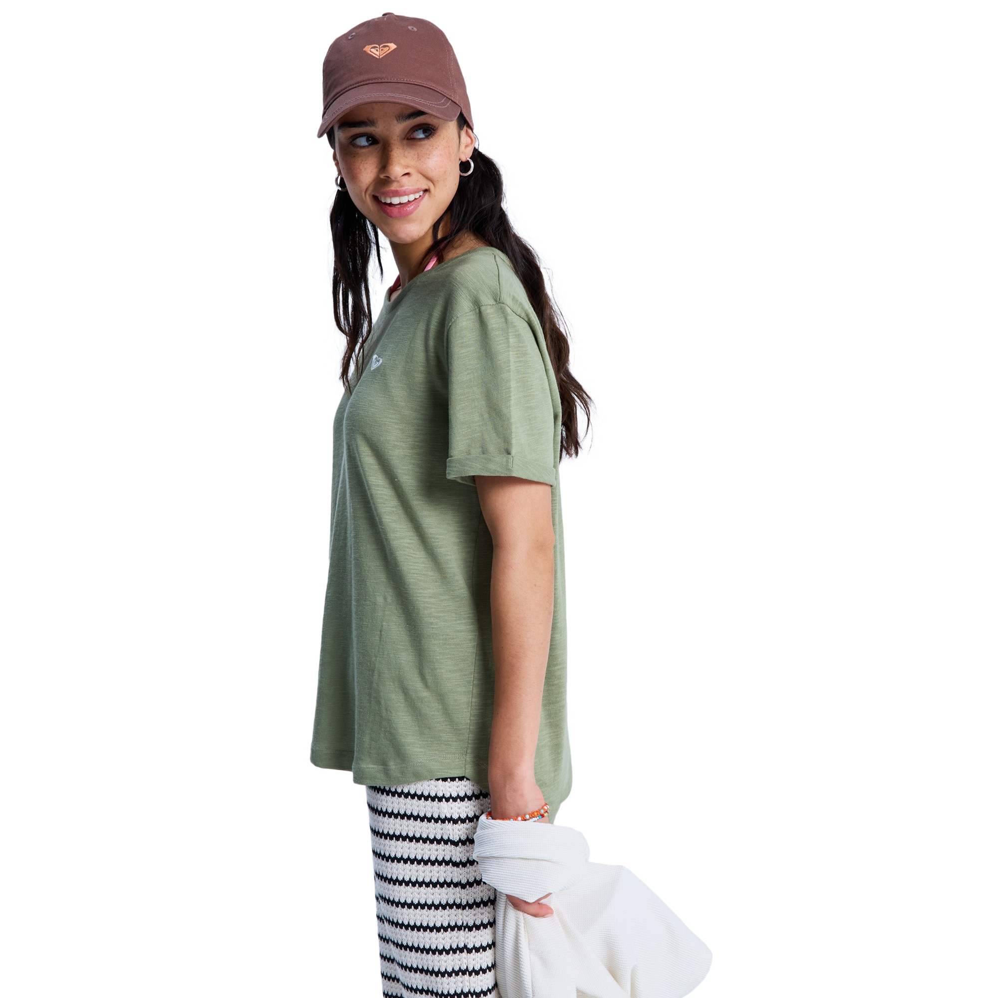 Camisetas de mujer Oceanwave Regular Emby Roxy - Verde Verde-3