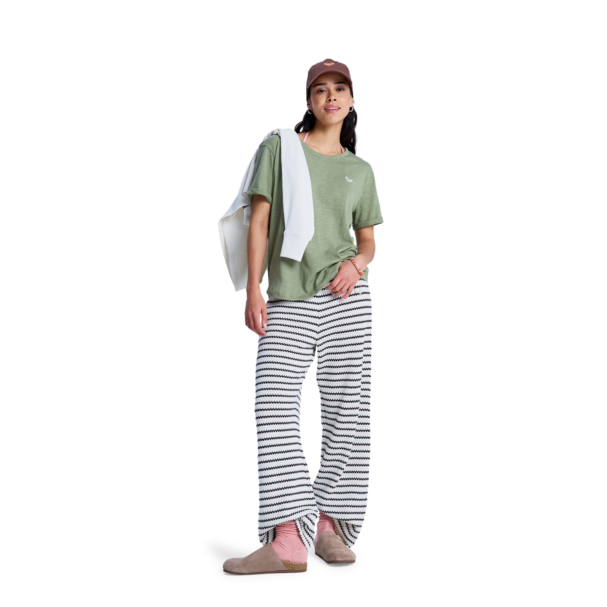 Camisetas de mujer Oceanwave Regular Emby Roxy - Verde Verde-4