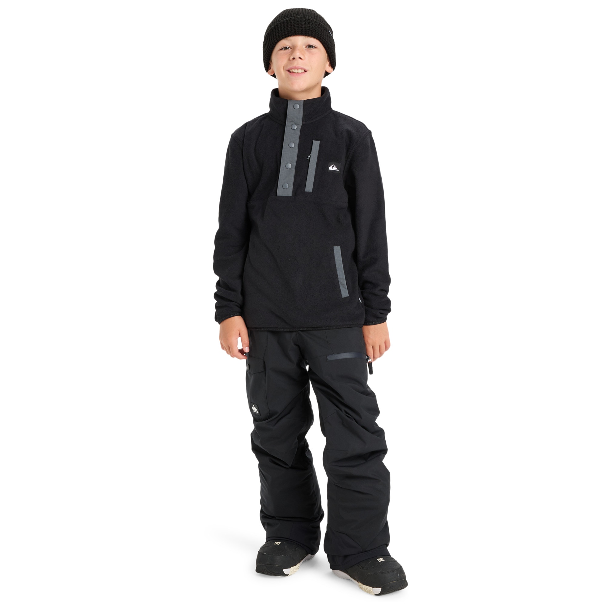 Forro polar de niños No Destination Hz Quiksilver - Negro Negro-3