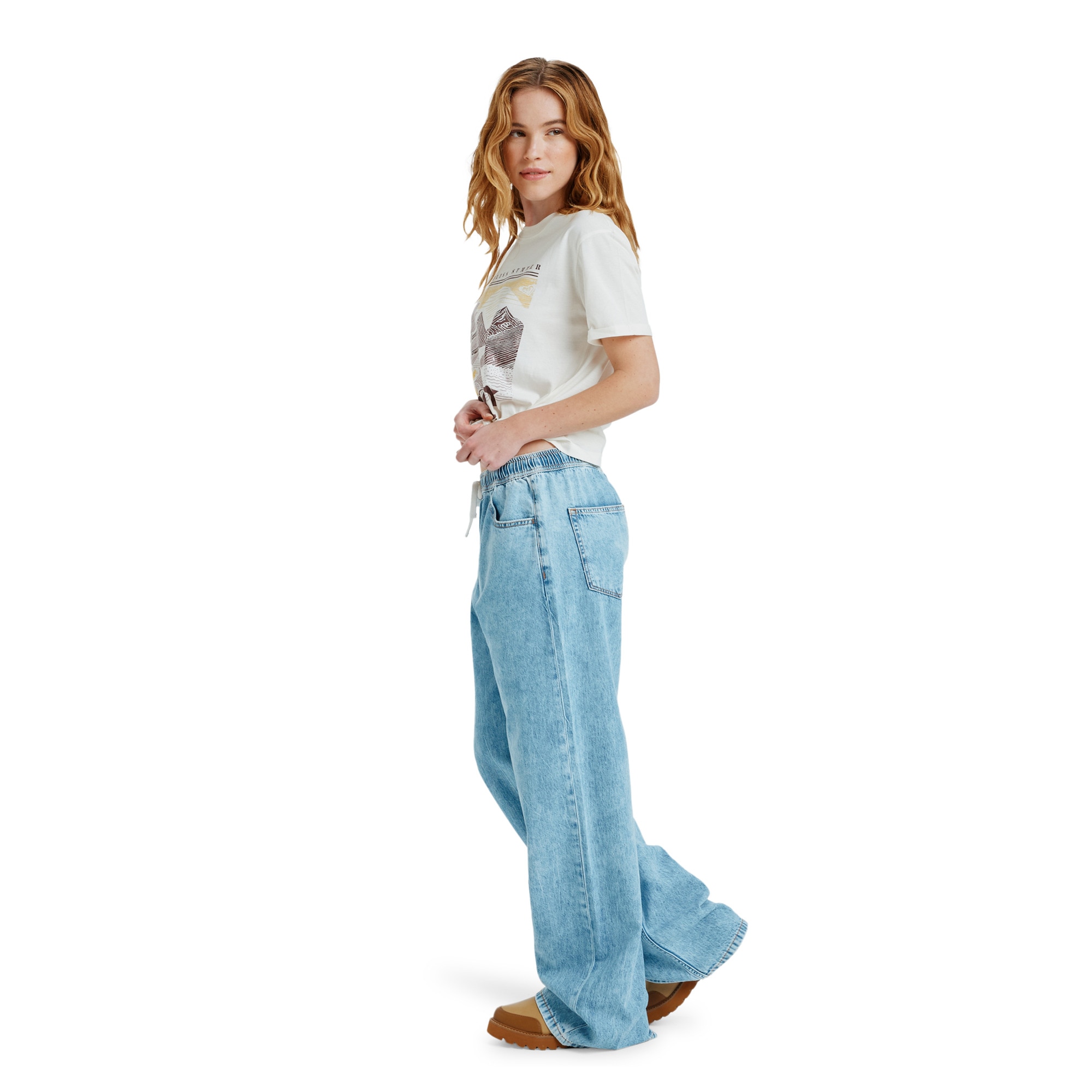 Pantalón de mujer Stunning View Beau Blue Roxy - Azul Azul-3