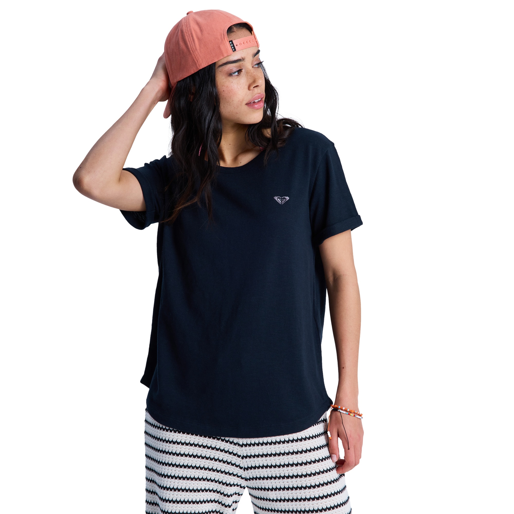 Camisetas de mujer Oceanwave Regular Emby Roxy - Negro Negro-1