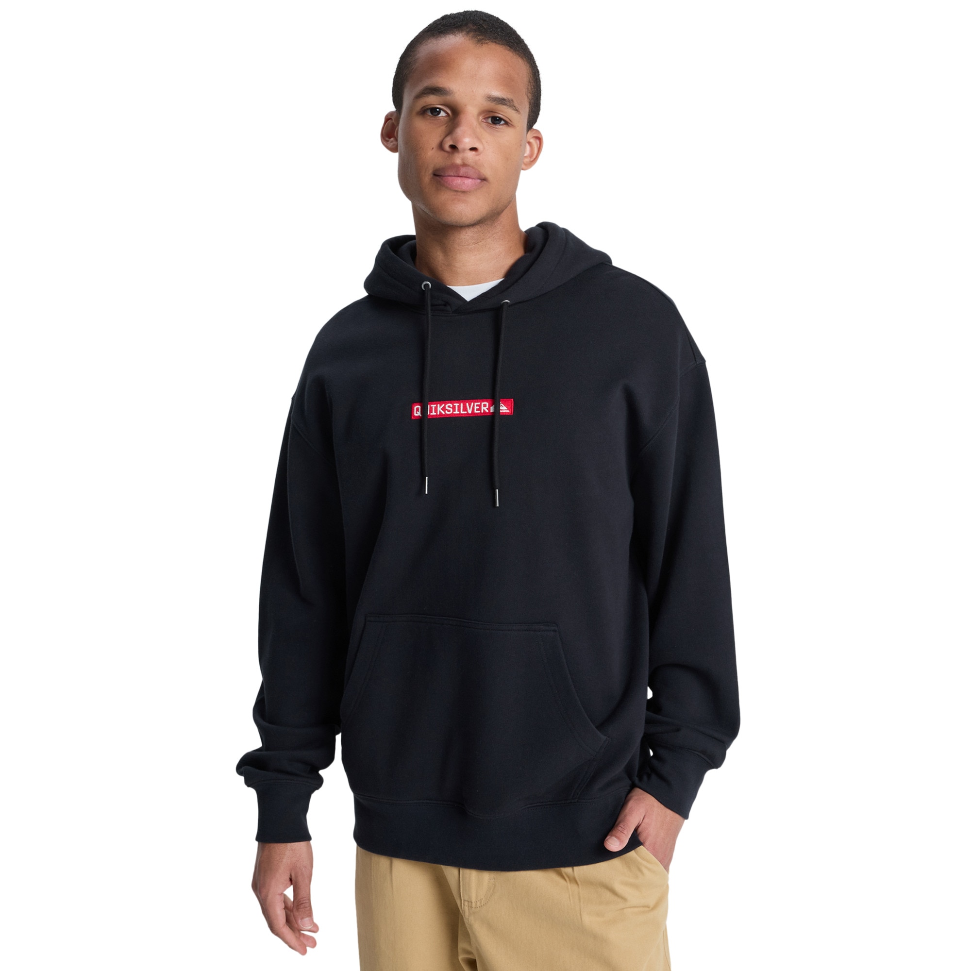 Sudadera con capucha para hombre Dna Quiksilver - Negro Negro-1
