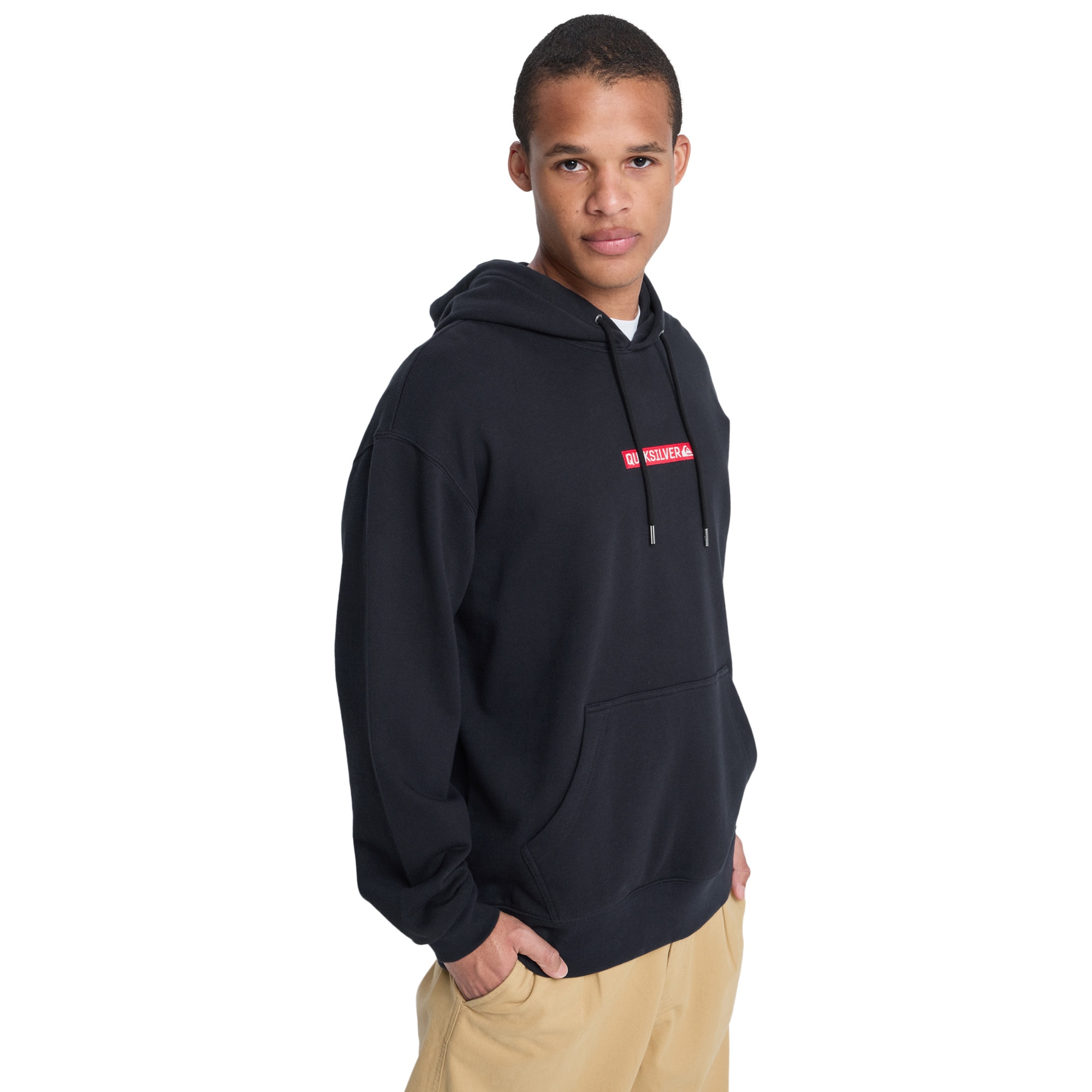Sudadera con capucha para hombre Dna Quiksilver - Negro Negro-3