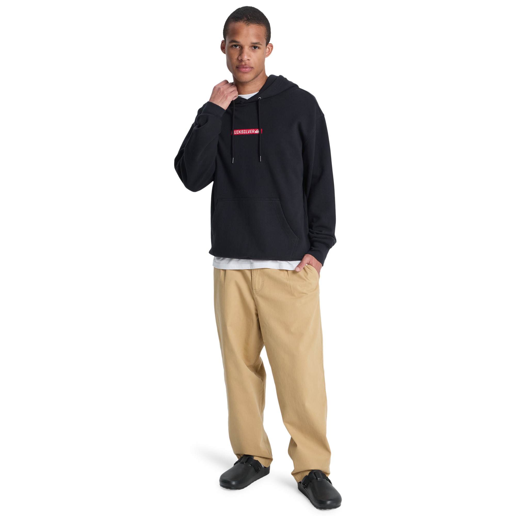 Sudadera con capucha para hombre Dna Quiksilver - Negro Negro-5