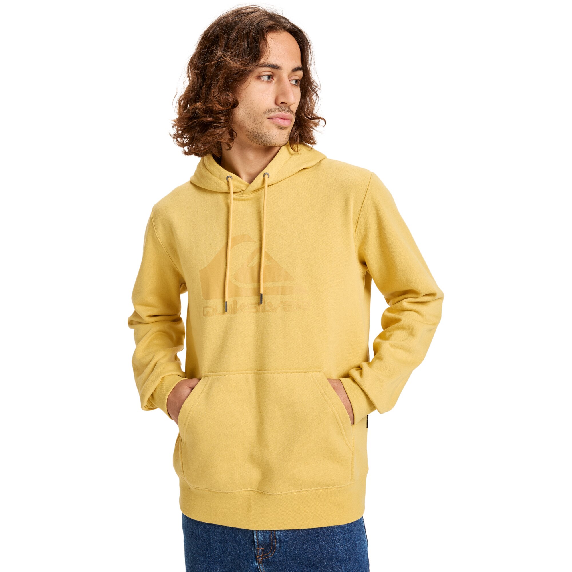 Sudadera de hombre Comp Logo Quiksilver - Natural Natural-1