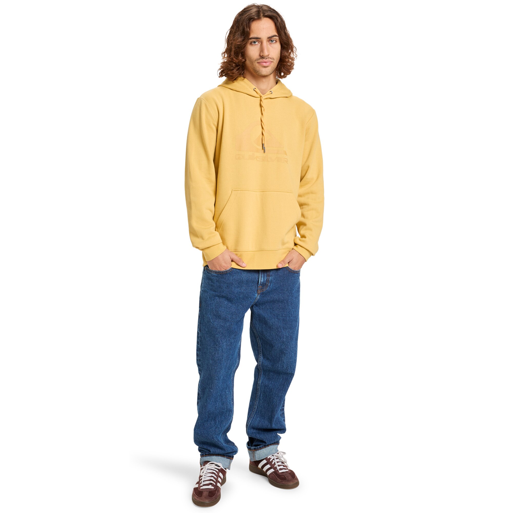 Sudadera de hombre Comp Logo Quiksilver - Natural Natural-5
