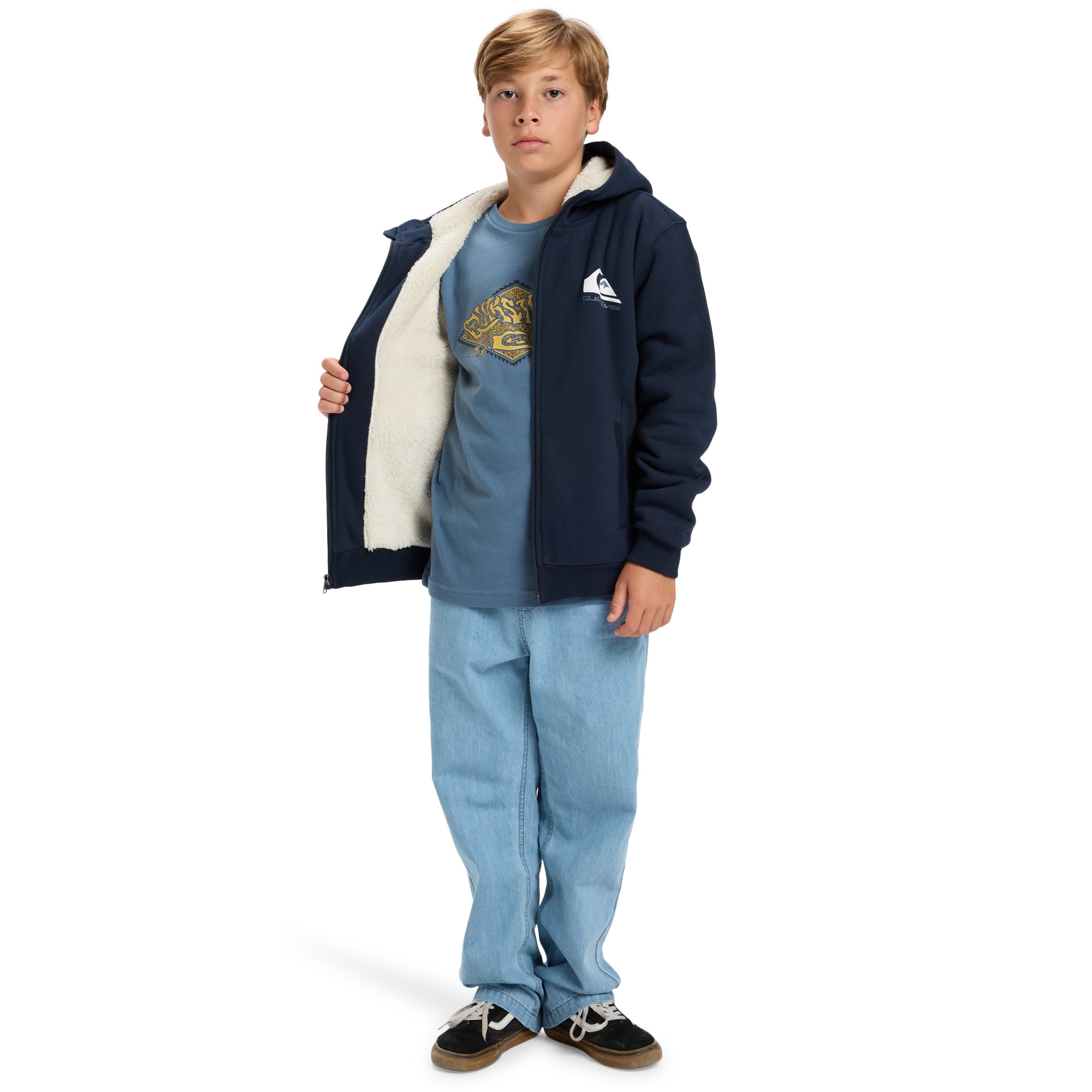 Sudadera de niños Fleece Sherpa Quiksilver - Azul Azul-4