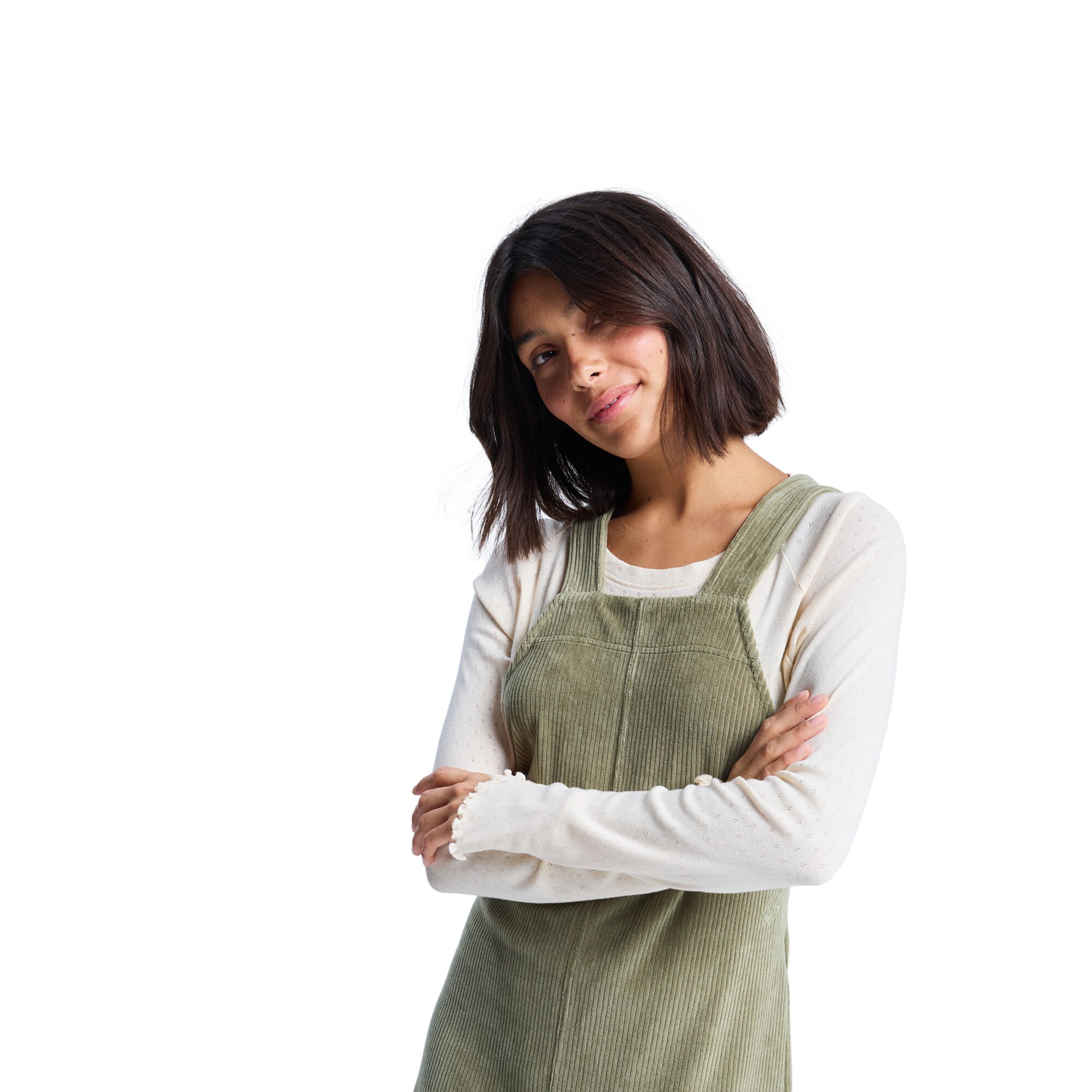 Pantalón de mujer Best Daze Roxy - Verde Verde-4
