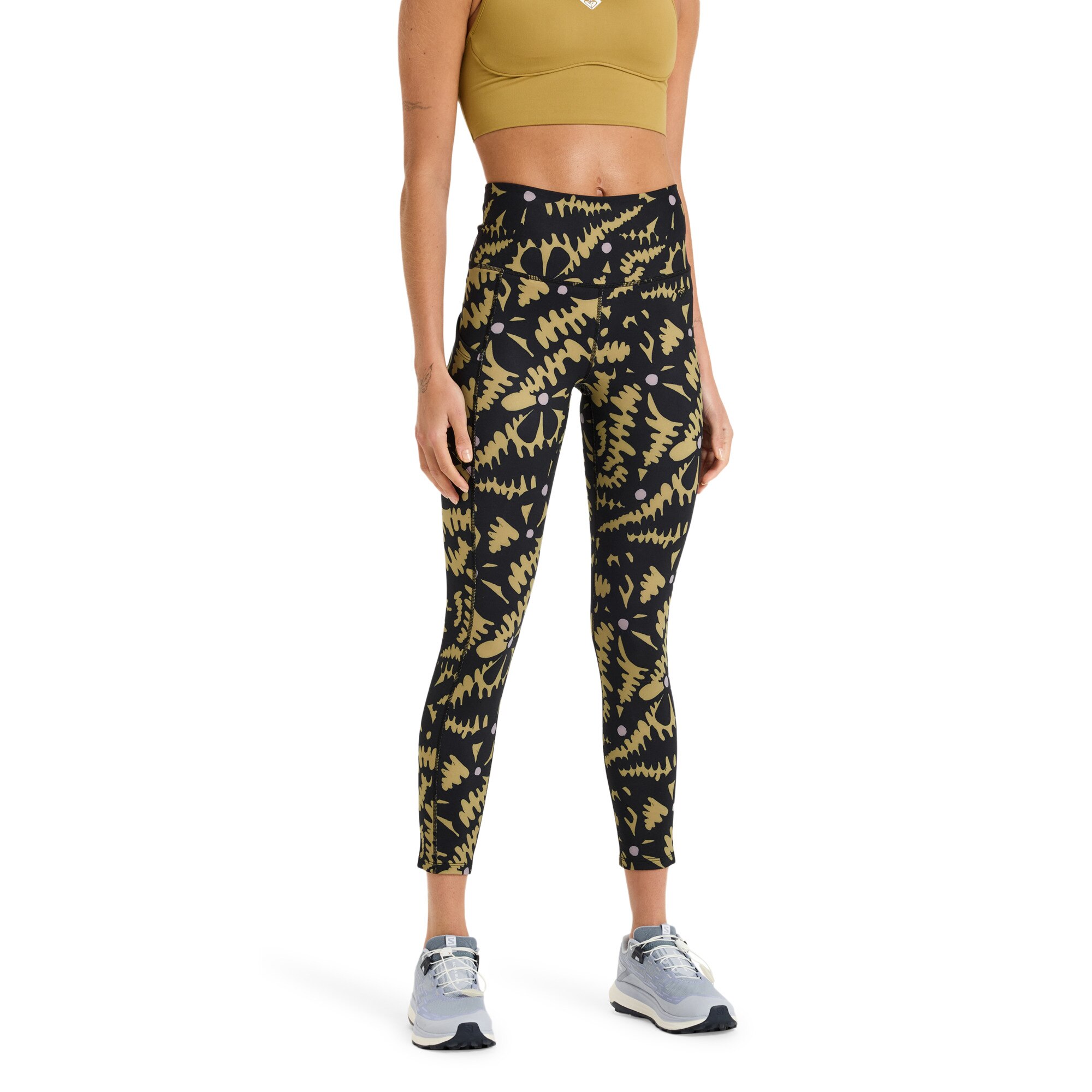 Leggings deportivos de mujer Heart Into It Ankle Roxy - Multicolor Multicolor-2