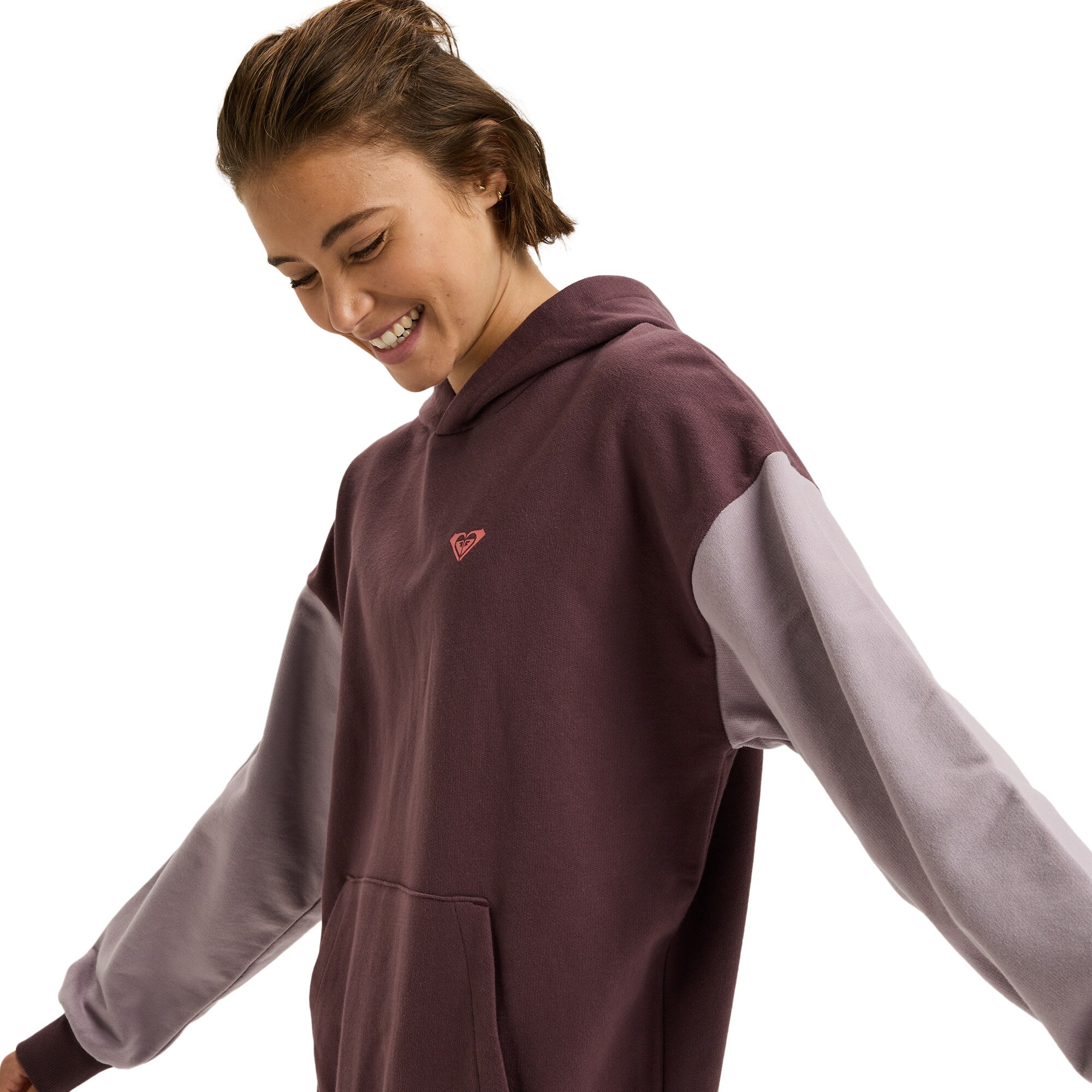 Sudadera de mujer Essential Energy Roxy - Rojo Rojo-2