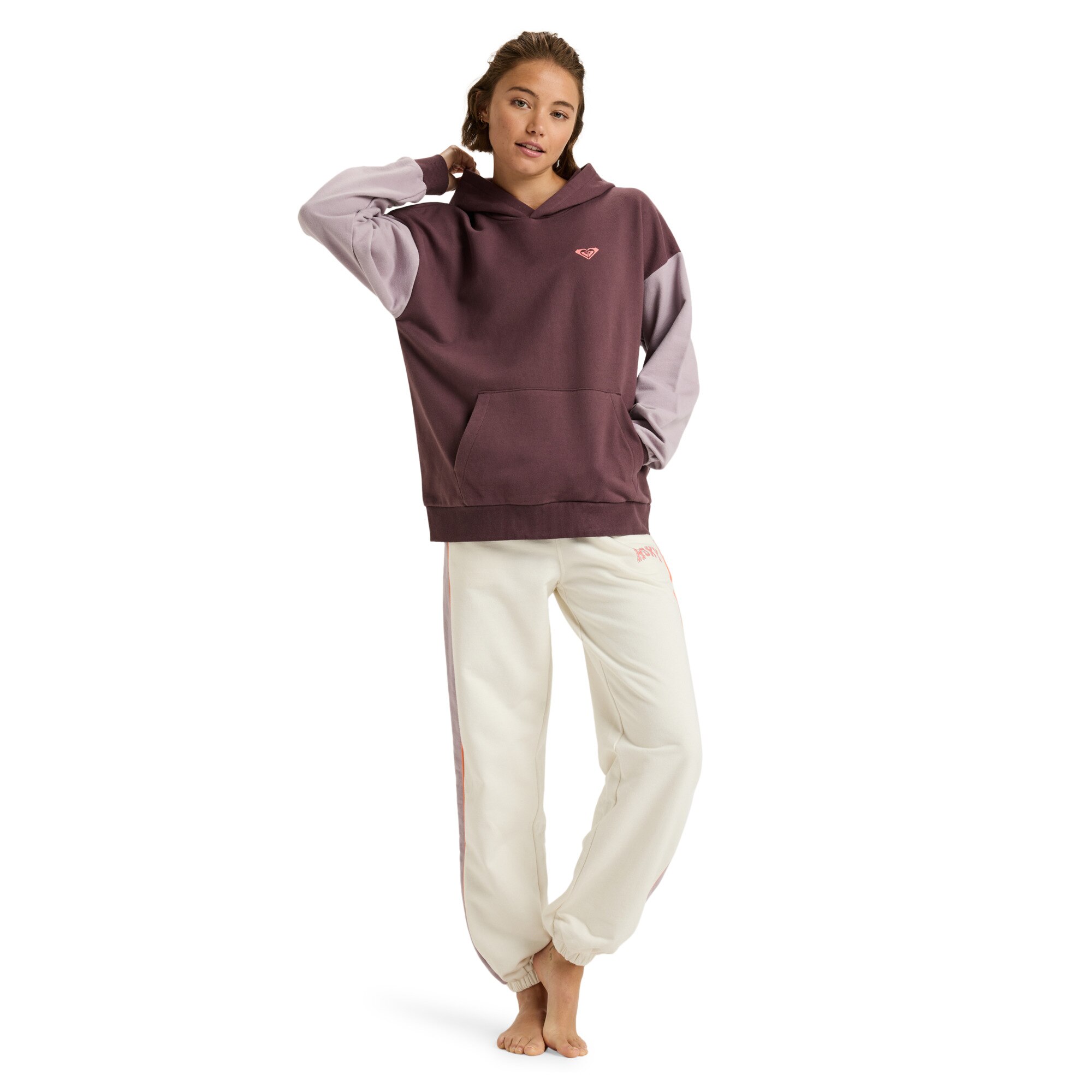 Sudadera de mujer Essential Energy Roxy - Rojo Rojo-3