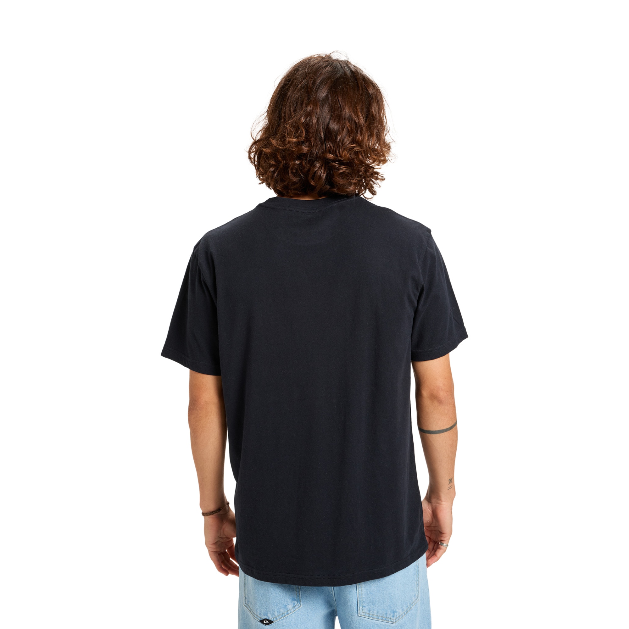 Camiseta de hombre Ev Comp Logo Quiksilver - Negro Negro-2