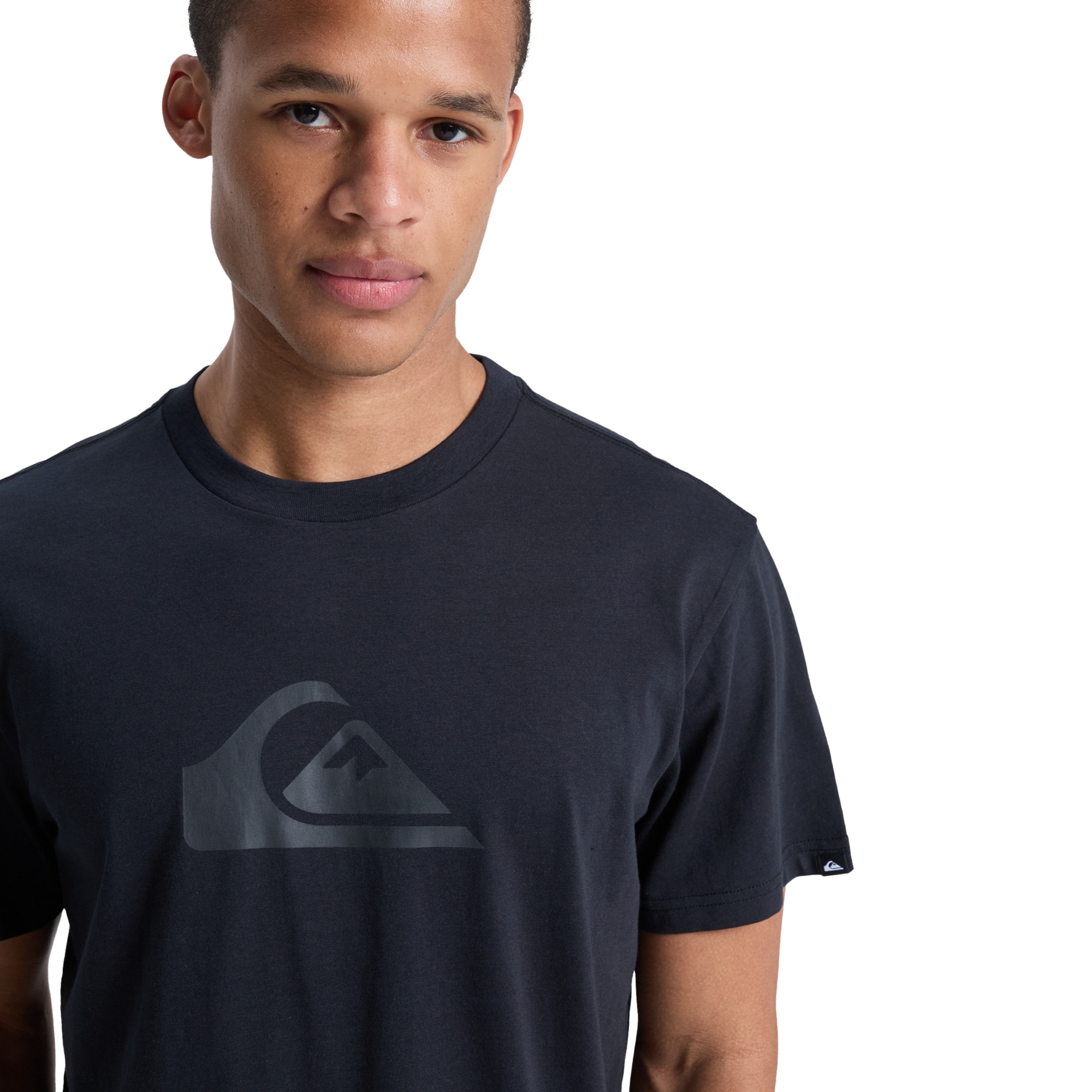 Camiseta de hombre Ev Comp Logo Quiksilver - Negro Negro-4