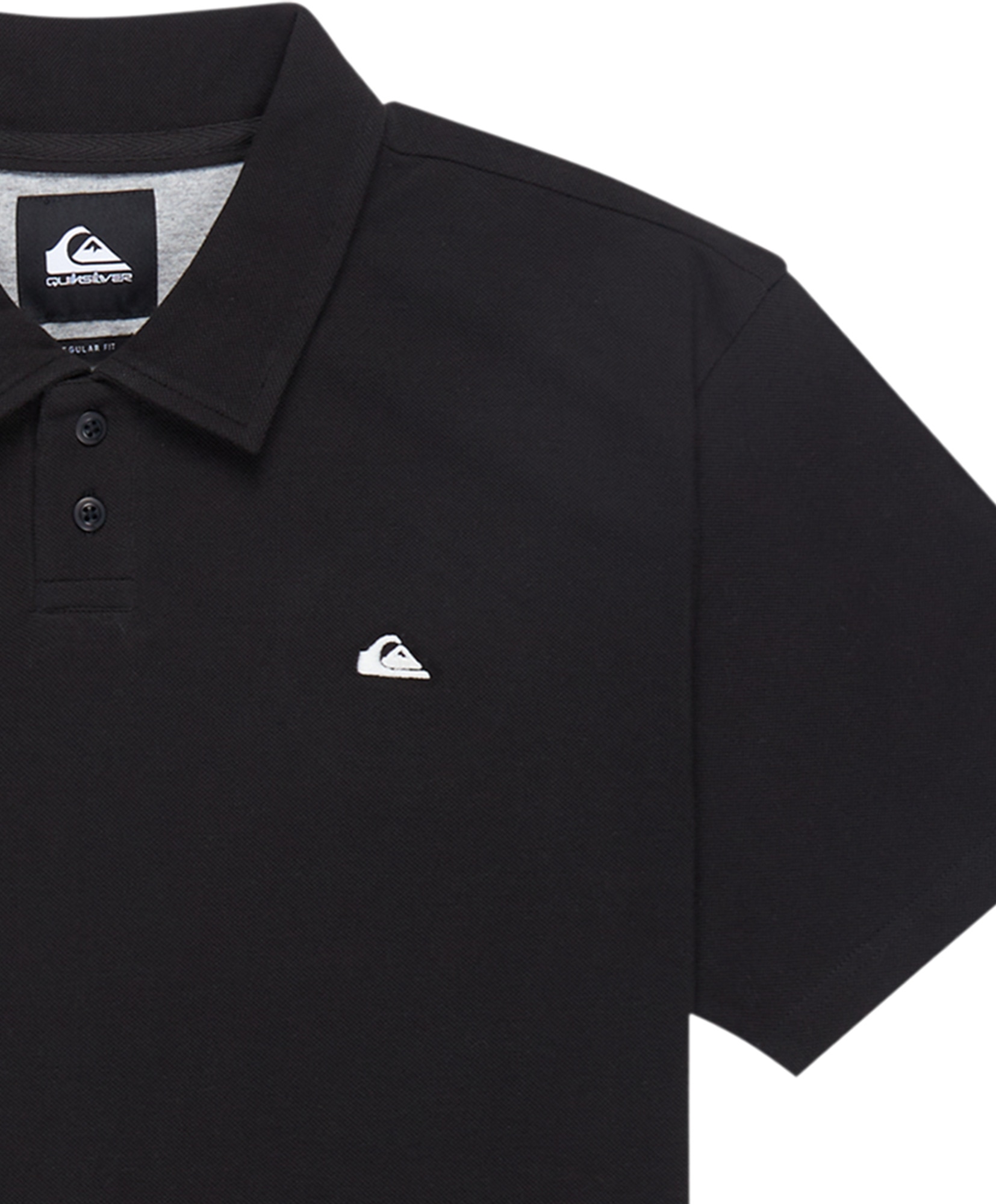Camisa Polo de hombre Mw Pique Polo Quiksilver - Negro Negro-3