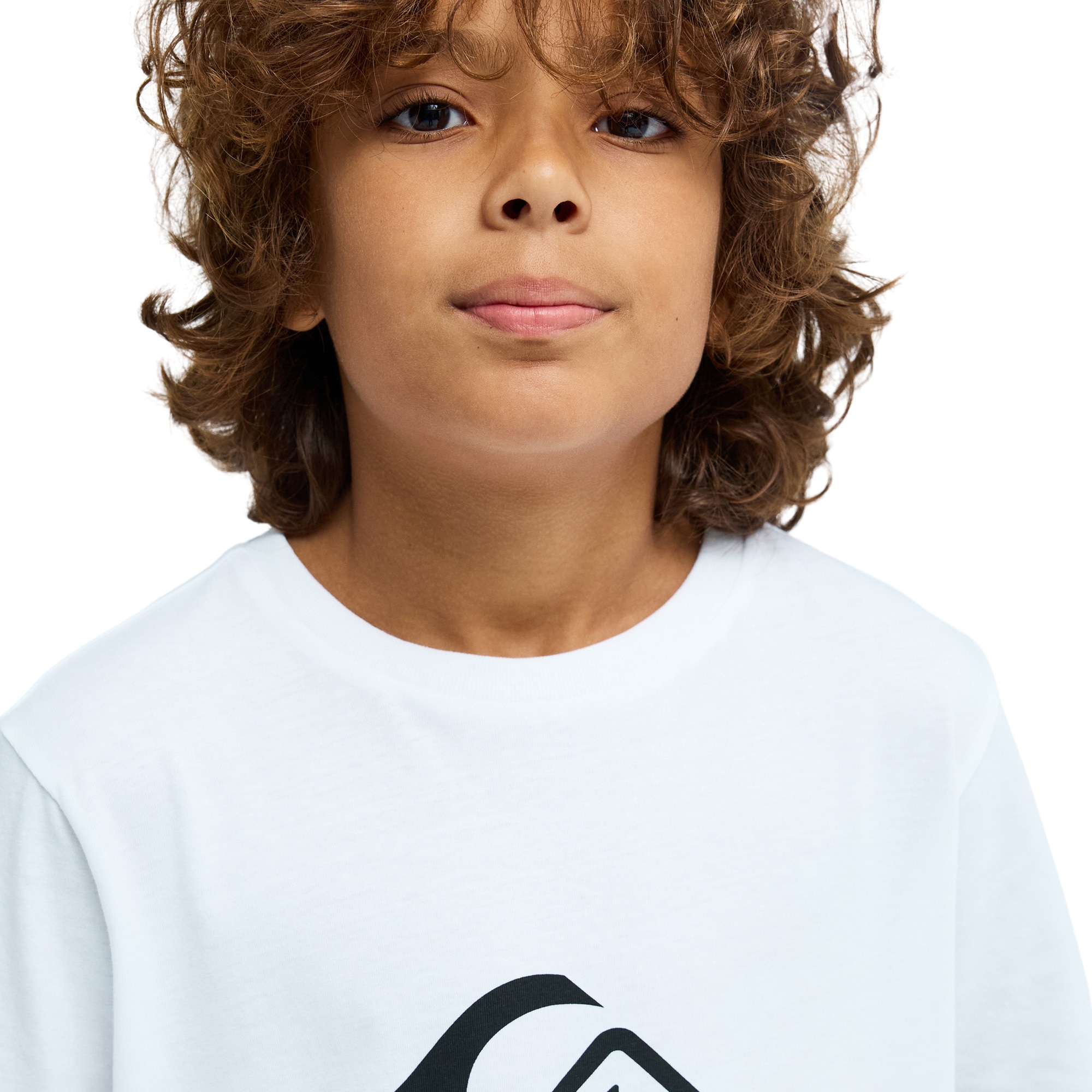 Camiseta de niños Ev Comp Logo Quiksilver - Blanco Blanco-4