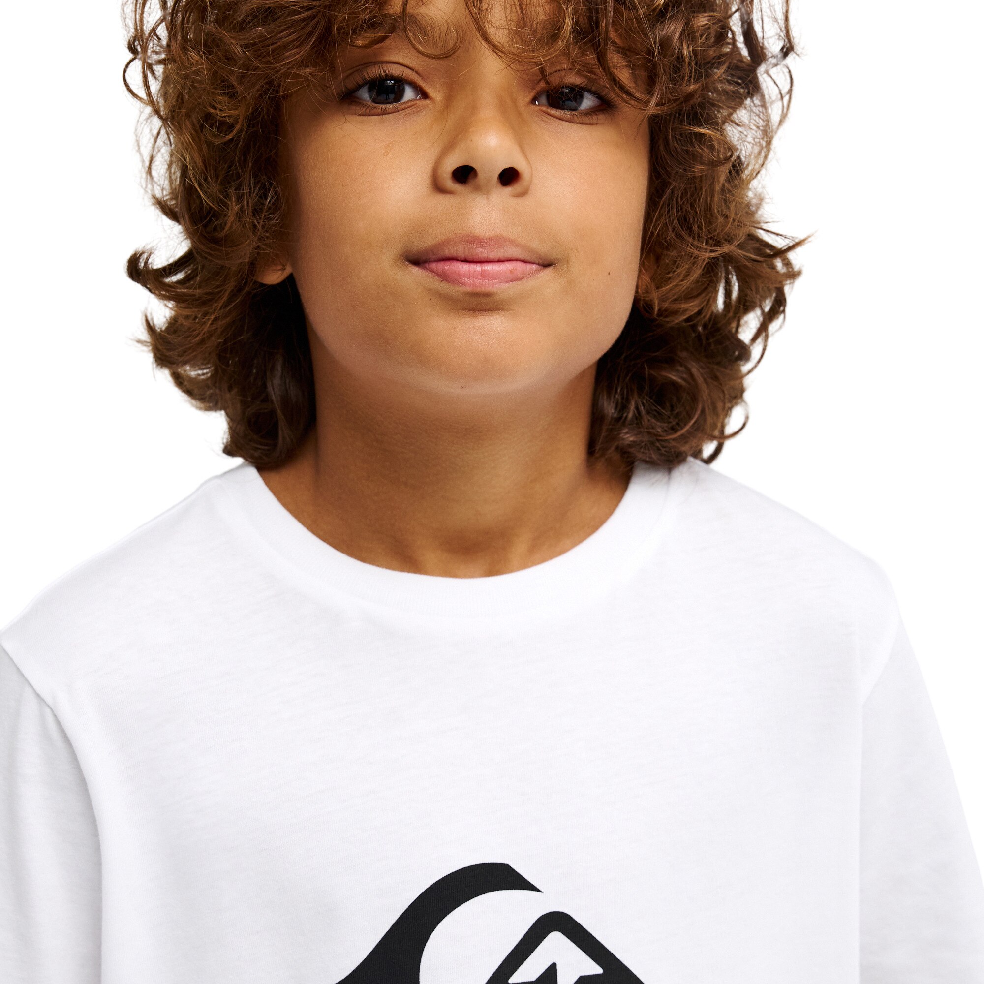 Camiseta de niños Ev Comp Logo Quiksilver - Blanco Blanco-6