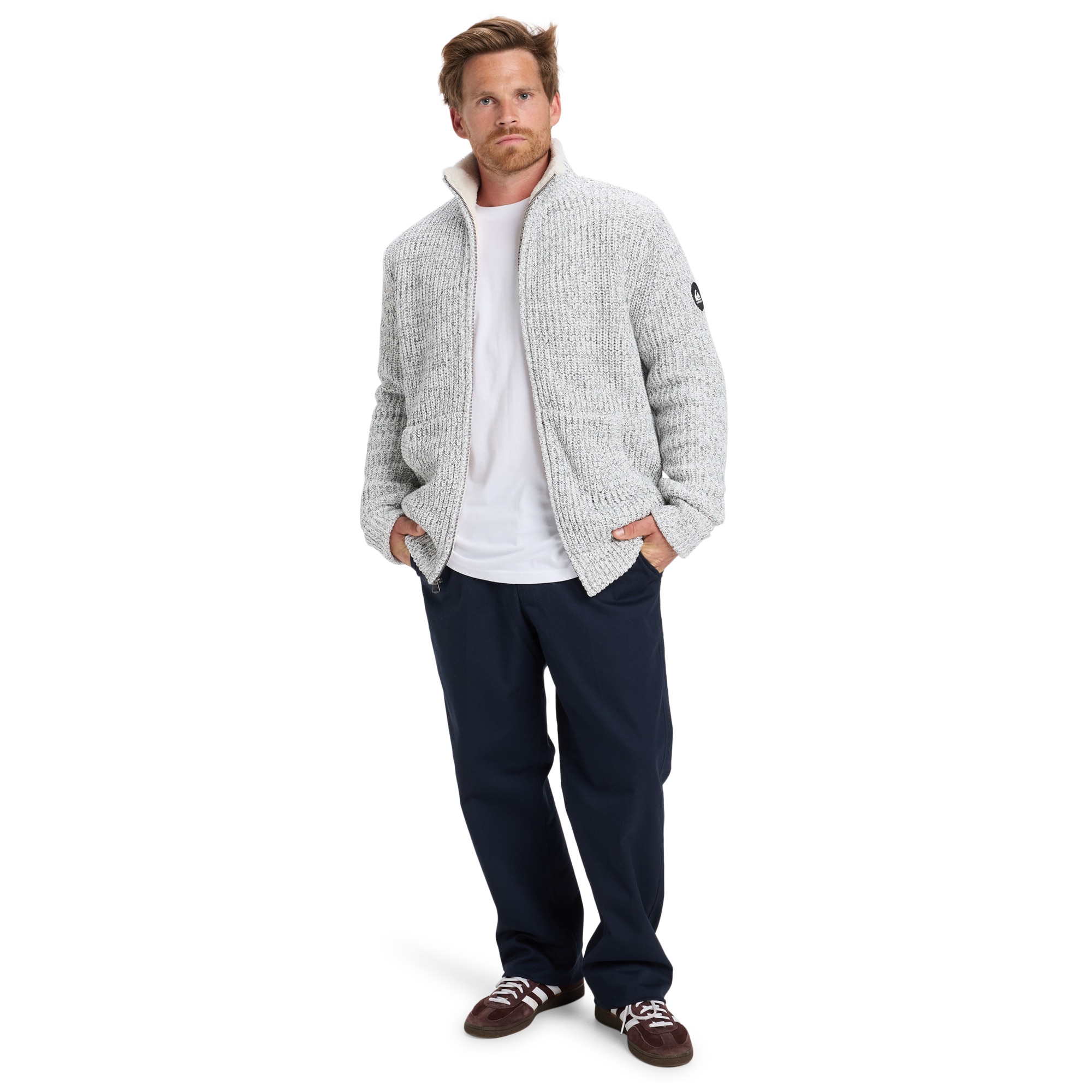 Jersey de hombre Boketto Quiksilver - Gris Gris-5