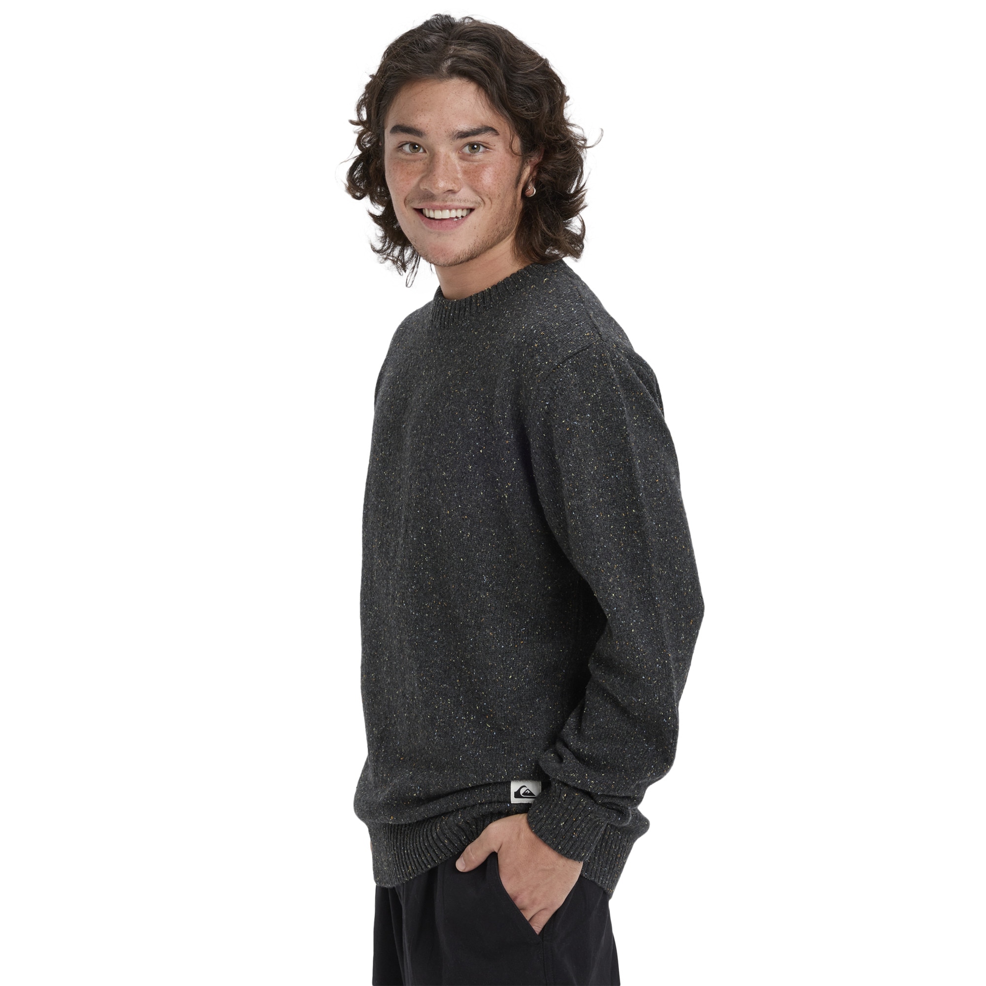 Jersey de hombre Slow Song Neppy Quiksilver - Negro Negro-3