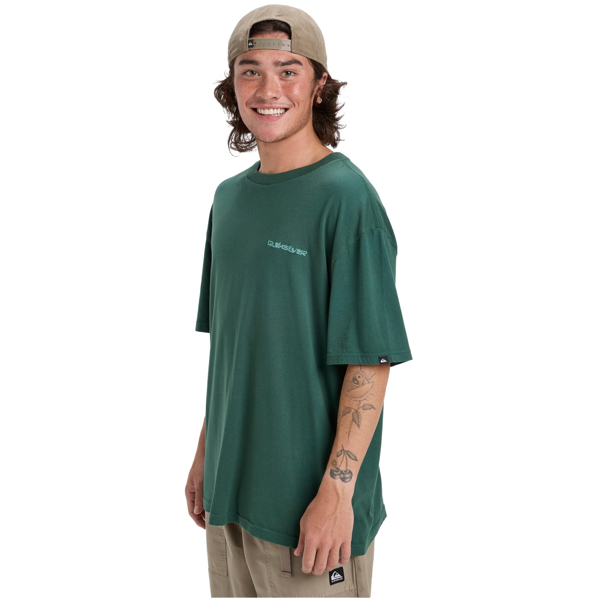 Camiseta de hombre Salt Water Quiksilver - Verde Verde-3