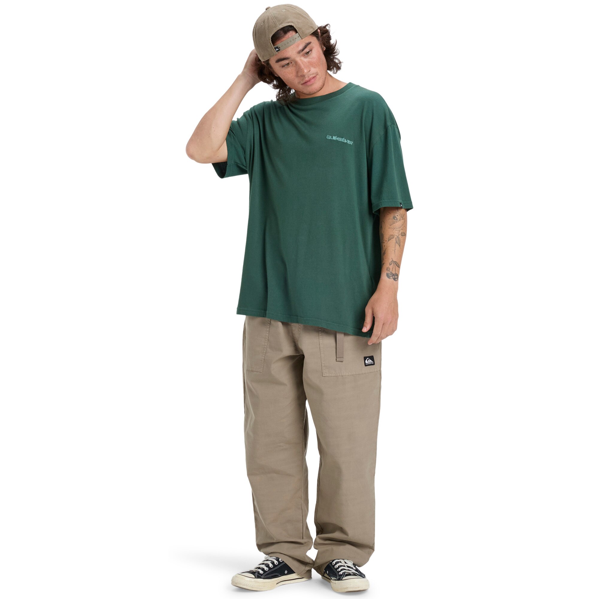 Camiseta de hombre Salt Water Quiksilver - Verde Verde-5