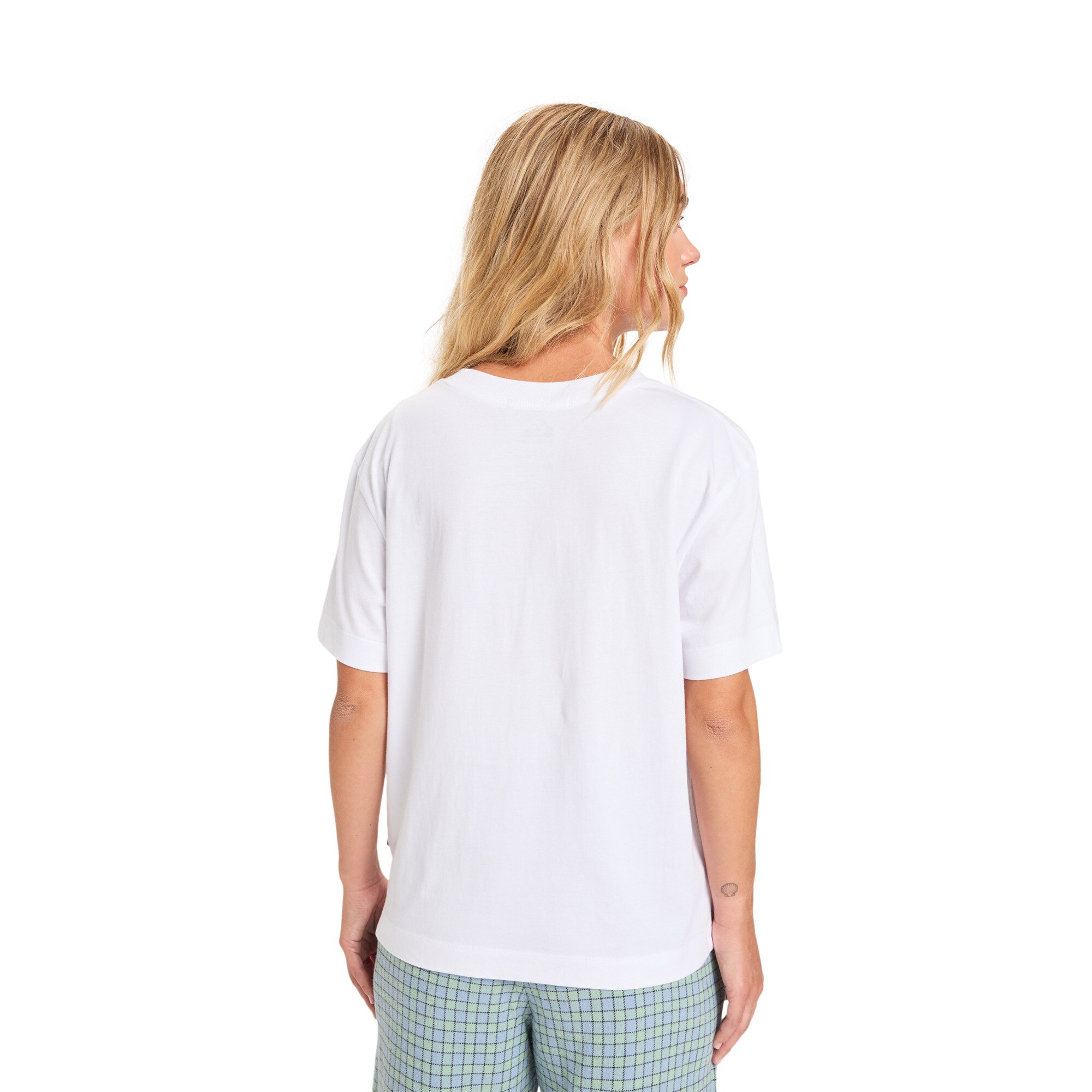 Camiseta de mujer Essential Quiksilver - Blanco Blanco-2