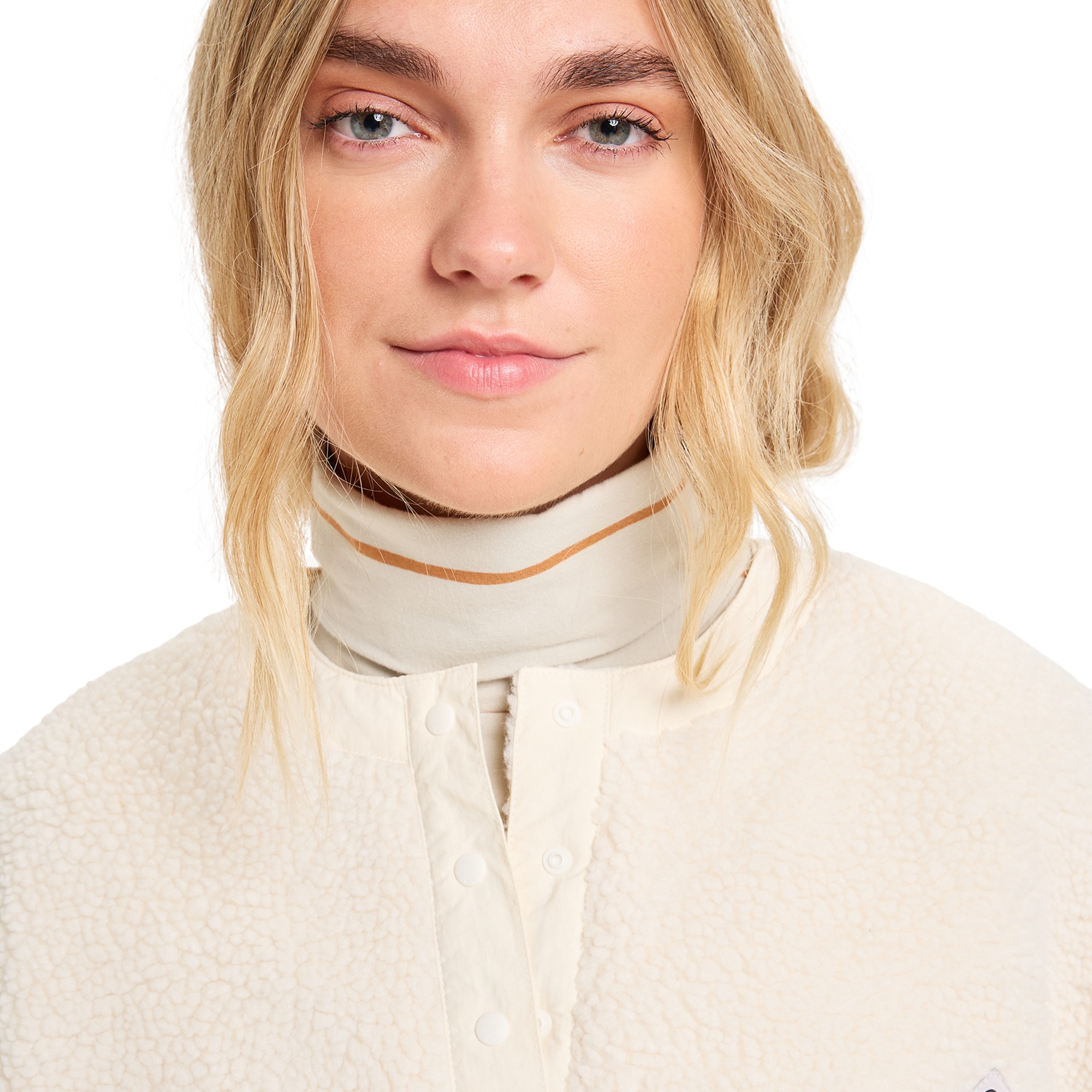Imagen 4 de Forro polar de mujer Barranco Quiksilver - Natural Natural