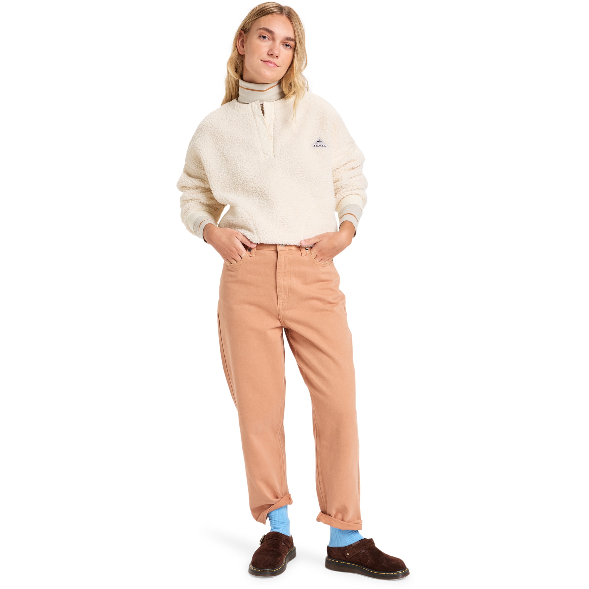 Imagen 5 de Forro polar de mujer Barranco Quiksilver - Natural Natural