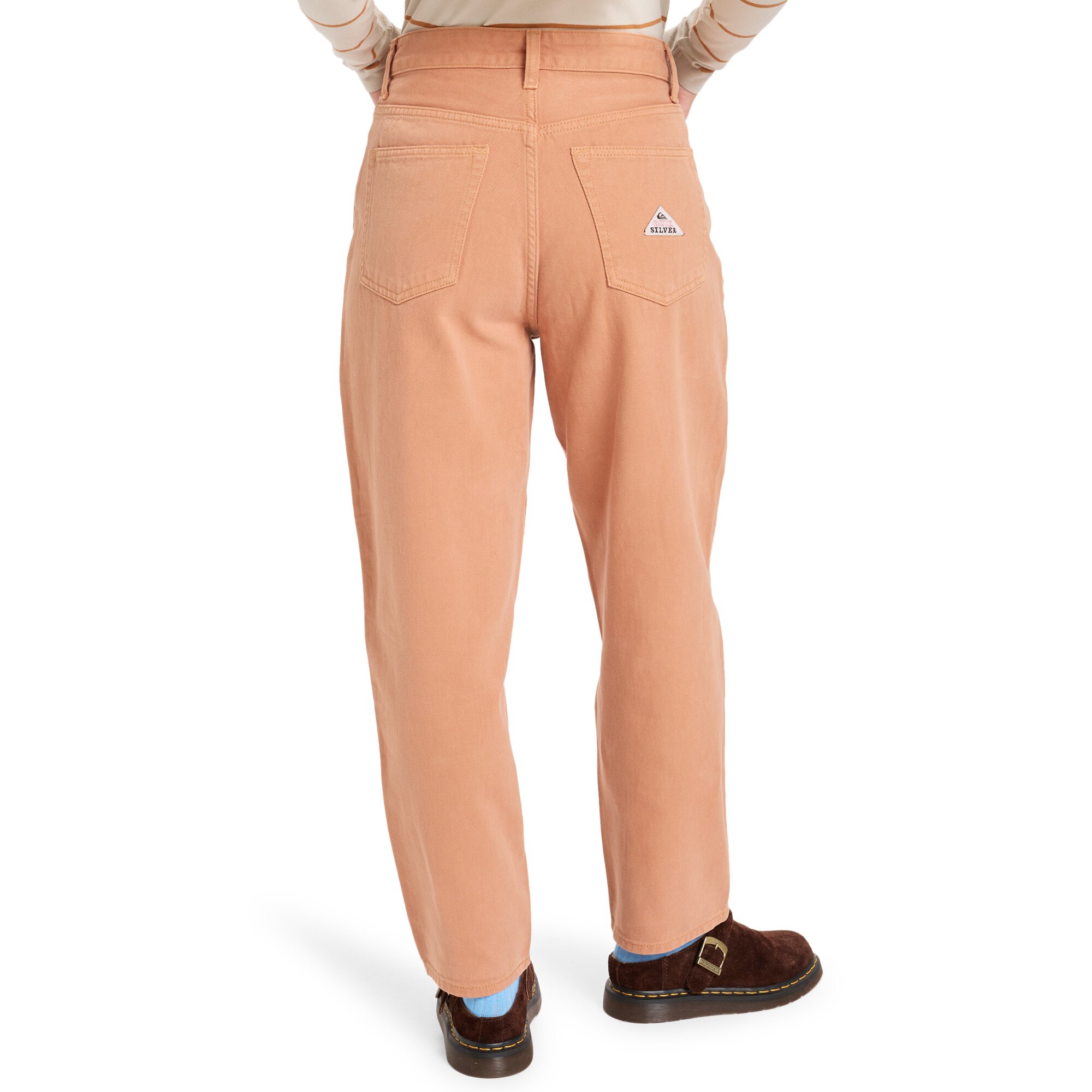Pantalón de mujer Baggy Carrot Color Quiksilver - Marrón Marrón-2