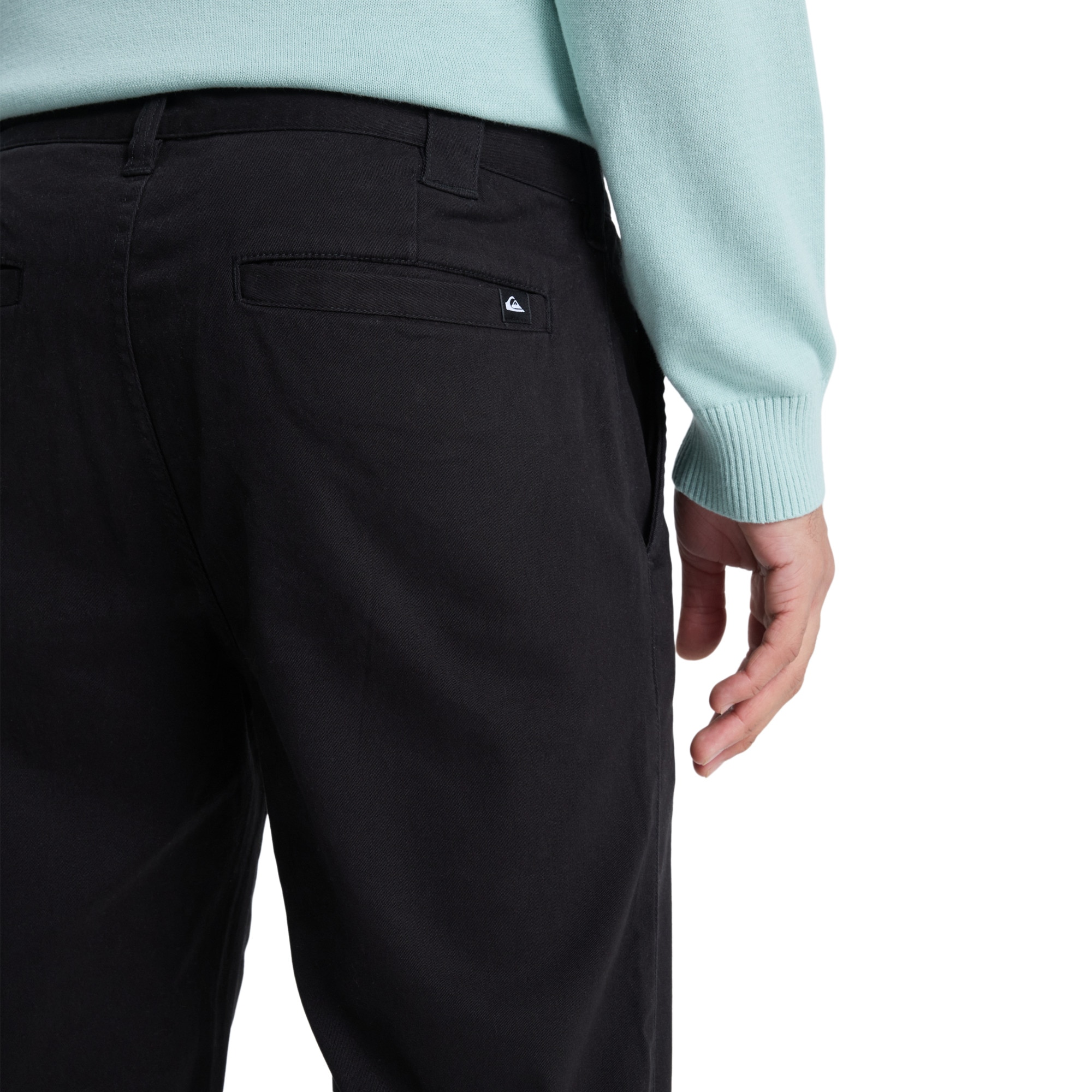 Pantalón de hombre Union Straight Tappered Quiksilver - Negro Negro-6