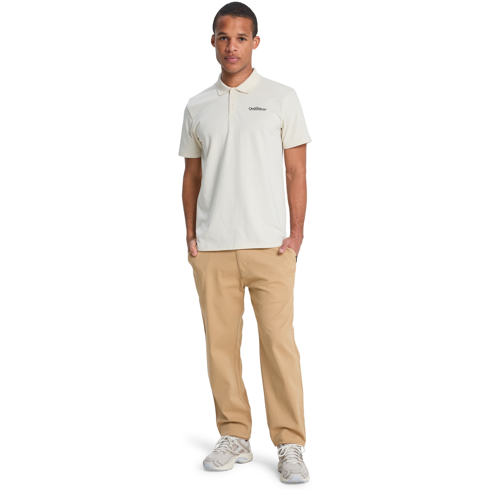 Pantalón de hombre Union Straight Tappered Quiksilver - Verde Oliva Verde Oliva-5