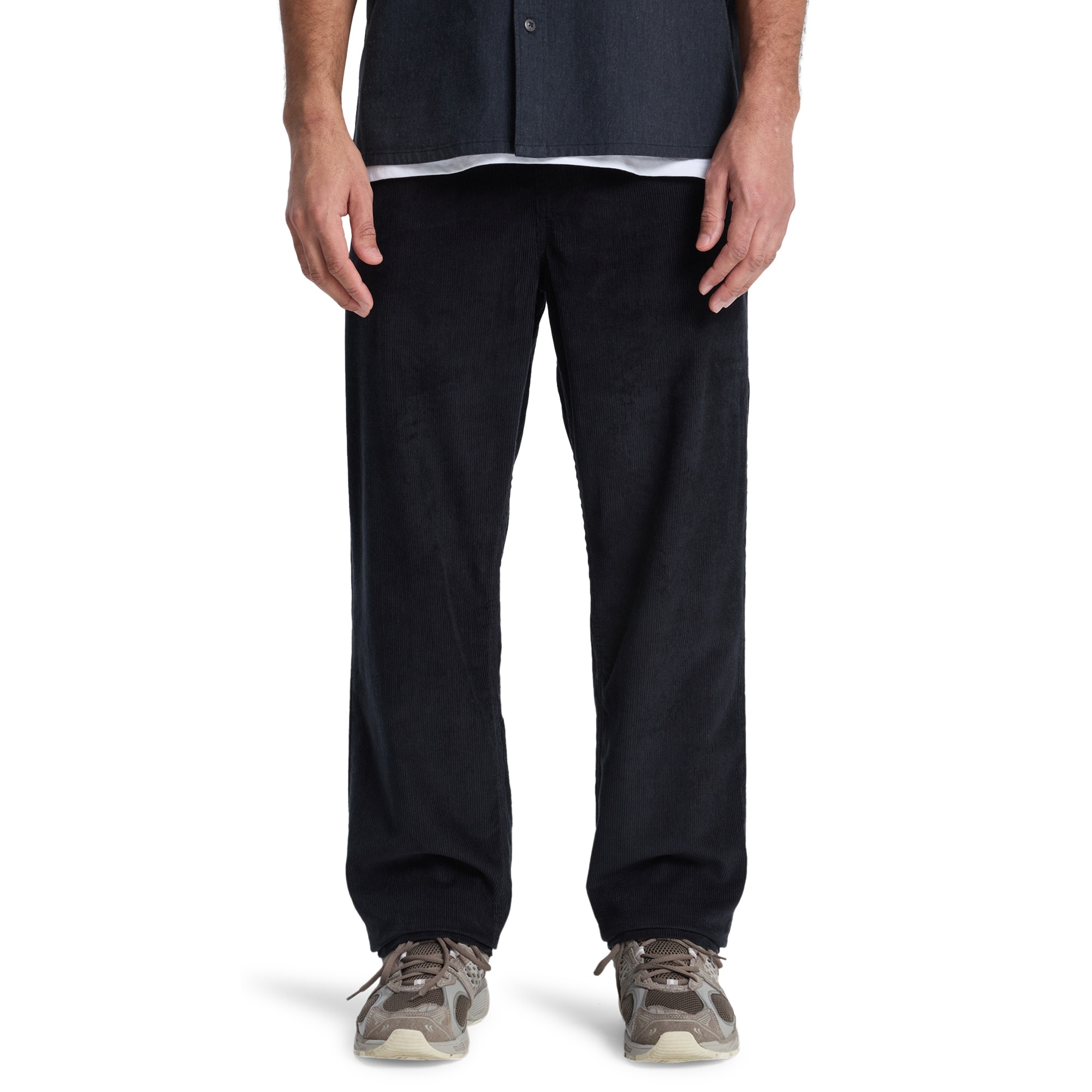 Pantalón de hombre Taxer Regular Cord Quiksilver - Negro Negro-1