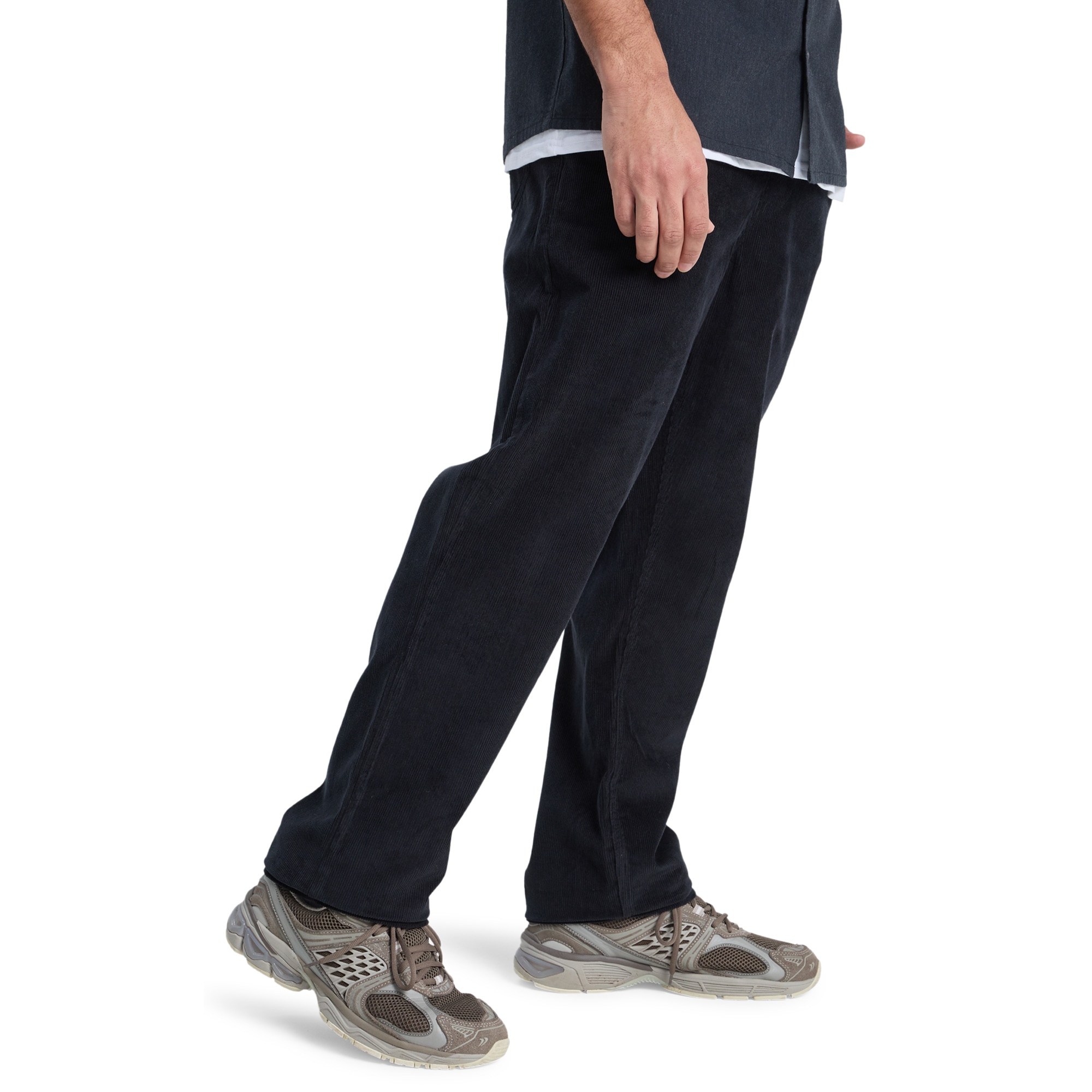 Pantalón de hombre Taxer Regular Cord Quiksilver - Negro Negro-3