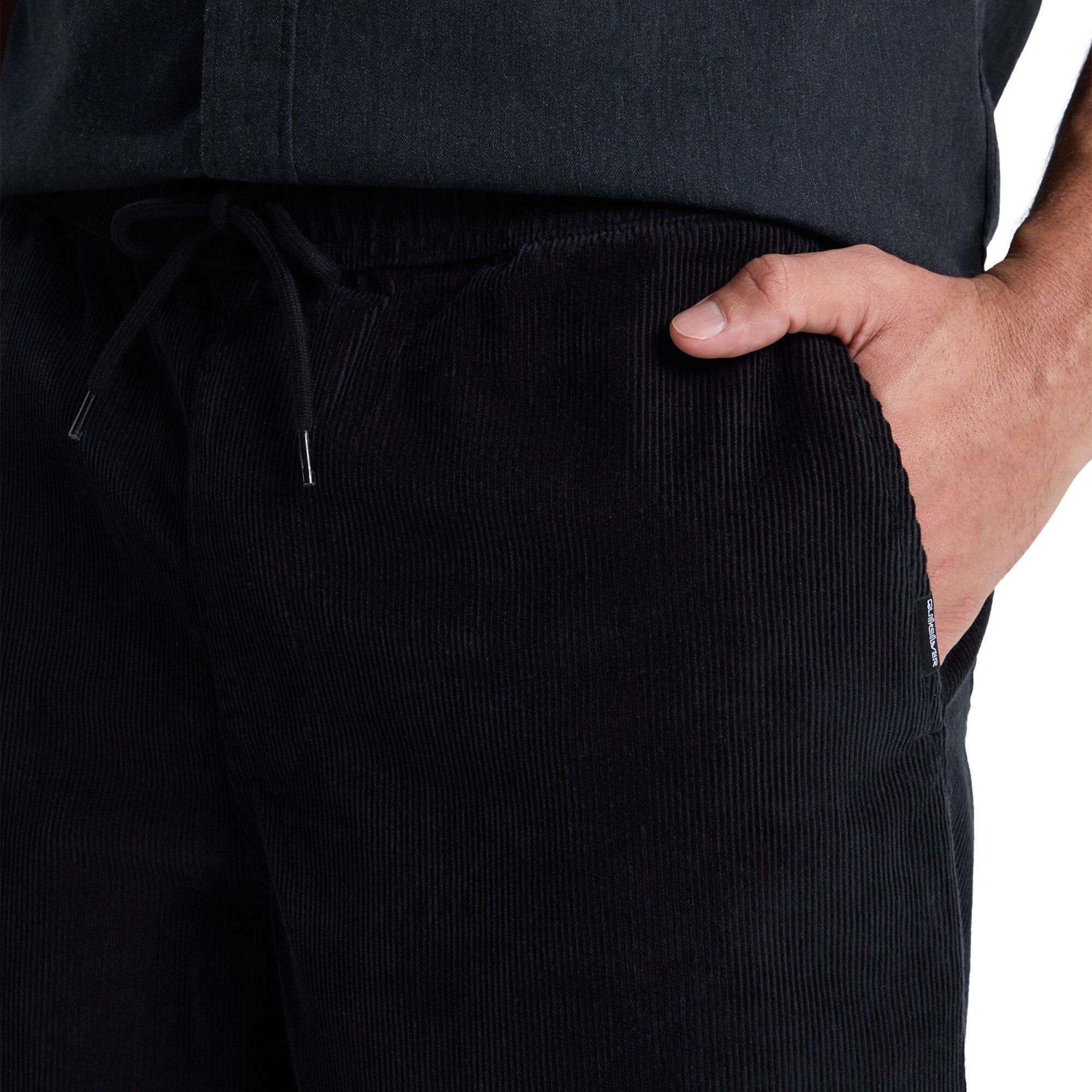 Pantalón de hombre Taxer Regular Cord Quiksilver - Negro Negro-4