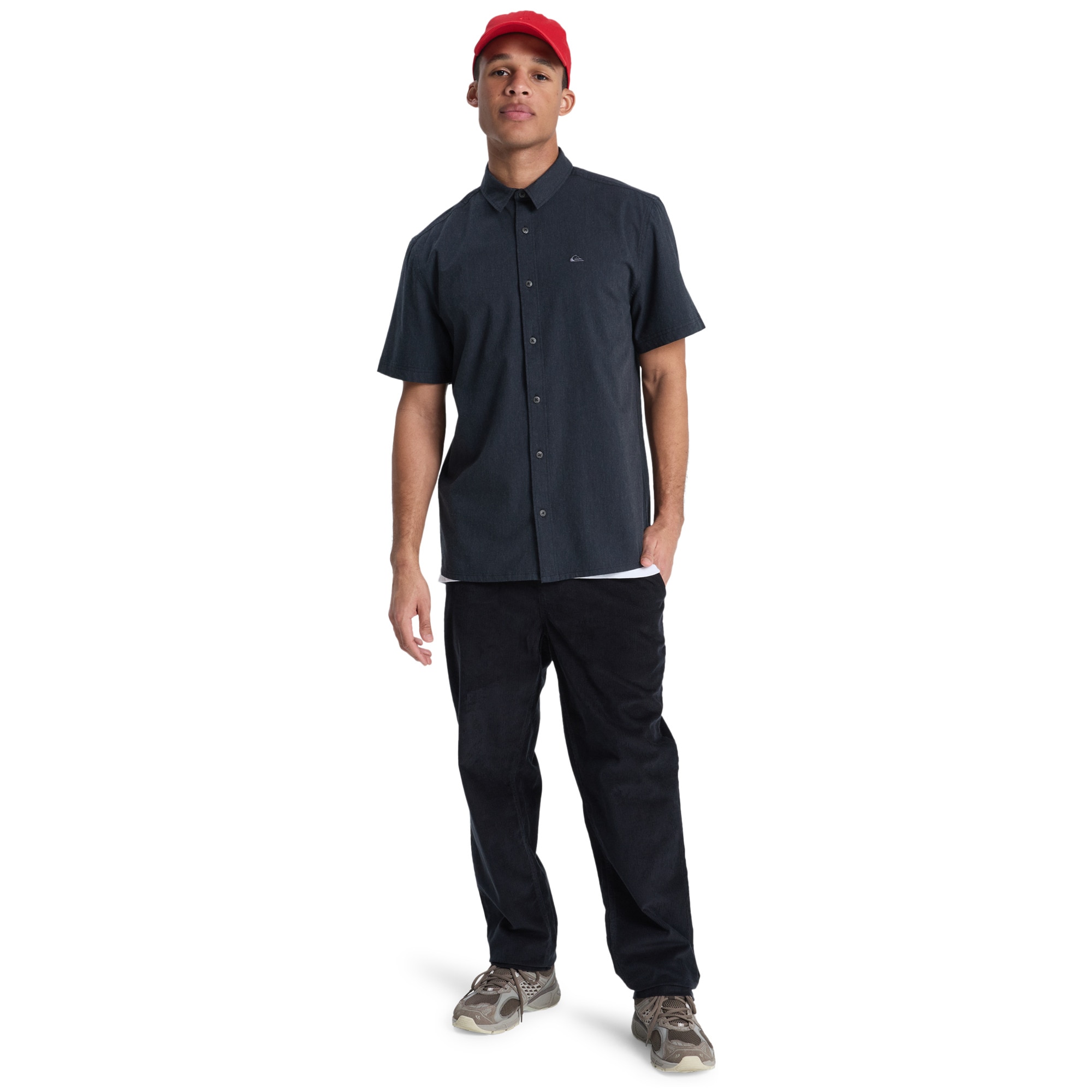 Pantalón de hombre Taxer Regular Cord Quiksilver - Negro Negro-5