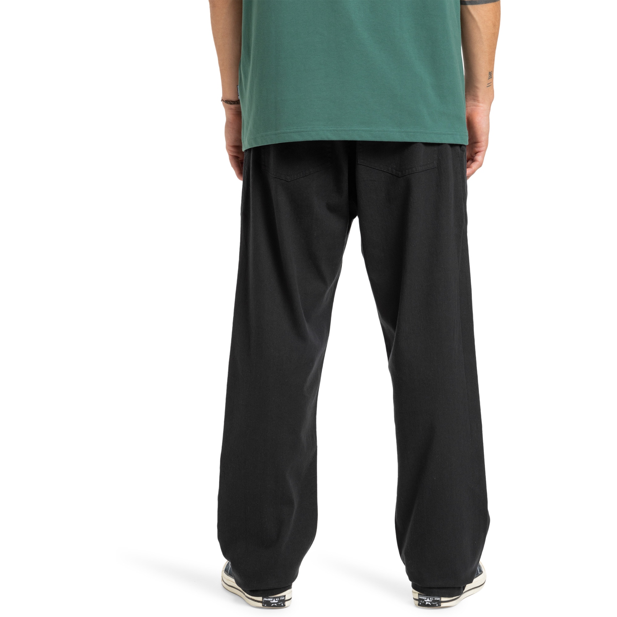 Pantalón de hombre Taxer Regular Twill Quiksilver - Negro Negro-2