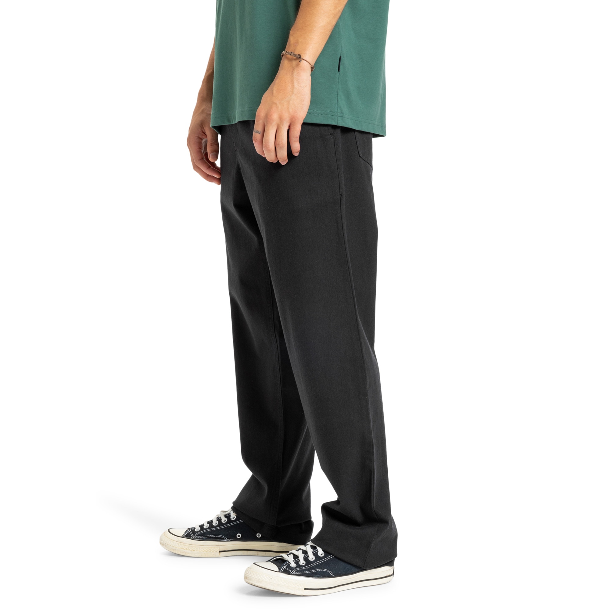 Pantalón de hombre Taxer Regular Twill Quiksilver - Negro Negro-3